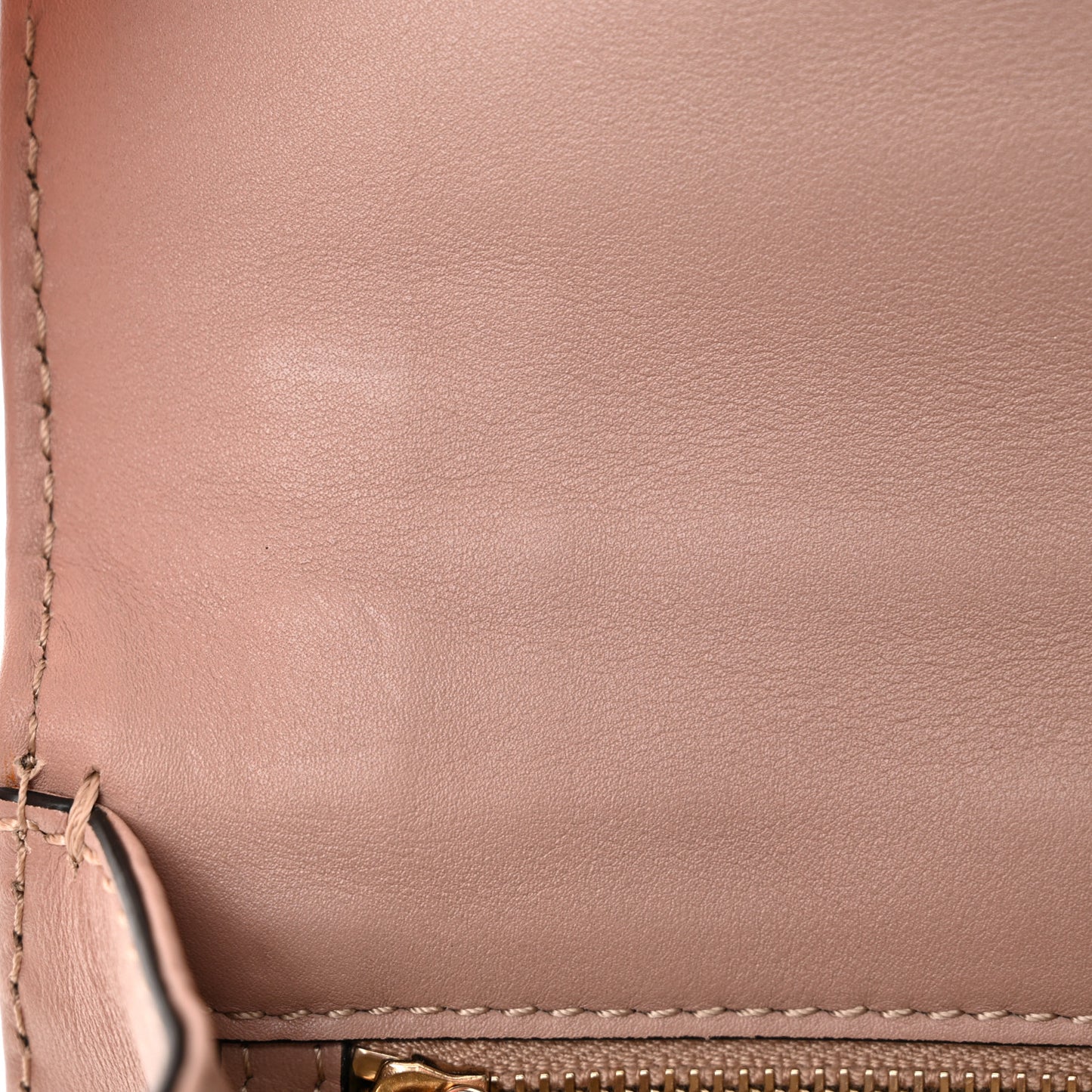 Vitello Small Glam Lock Rockstud Flap Poudre