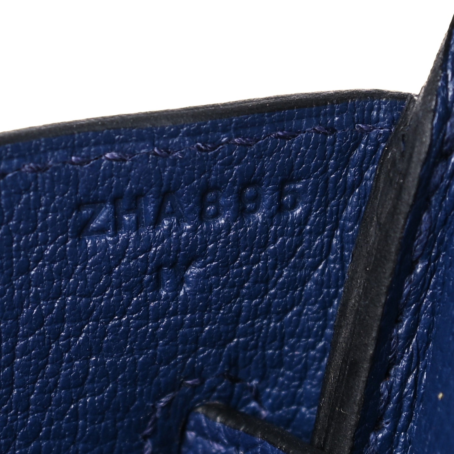 Togo Birkin 30 Bleu Saphir