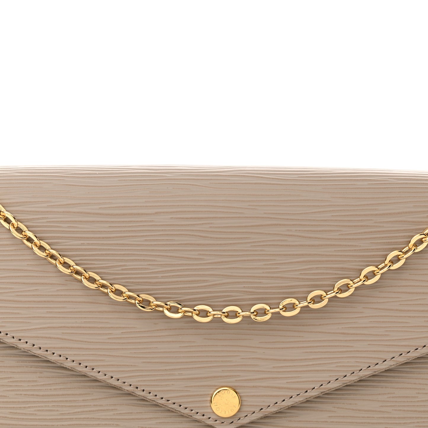 Epi Felicie Pochette Chain Wallet Galet