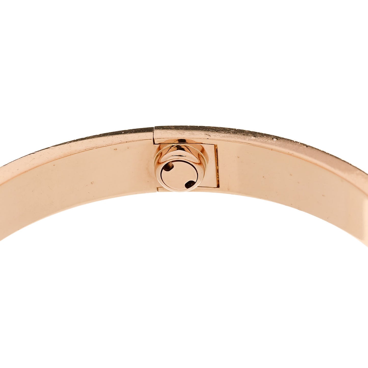 18K Pink Gold 4 Diamond LOVE Bracelet 16