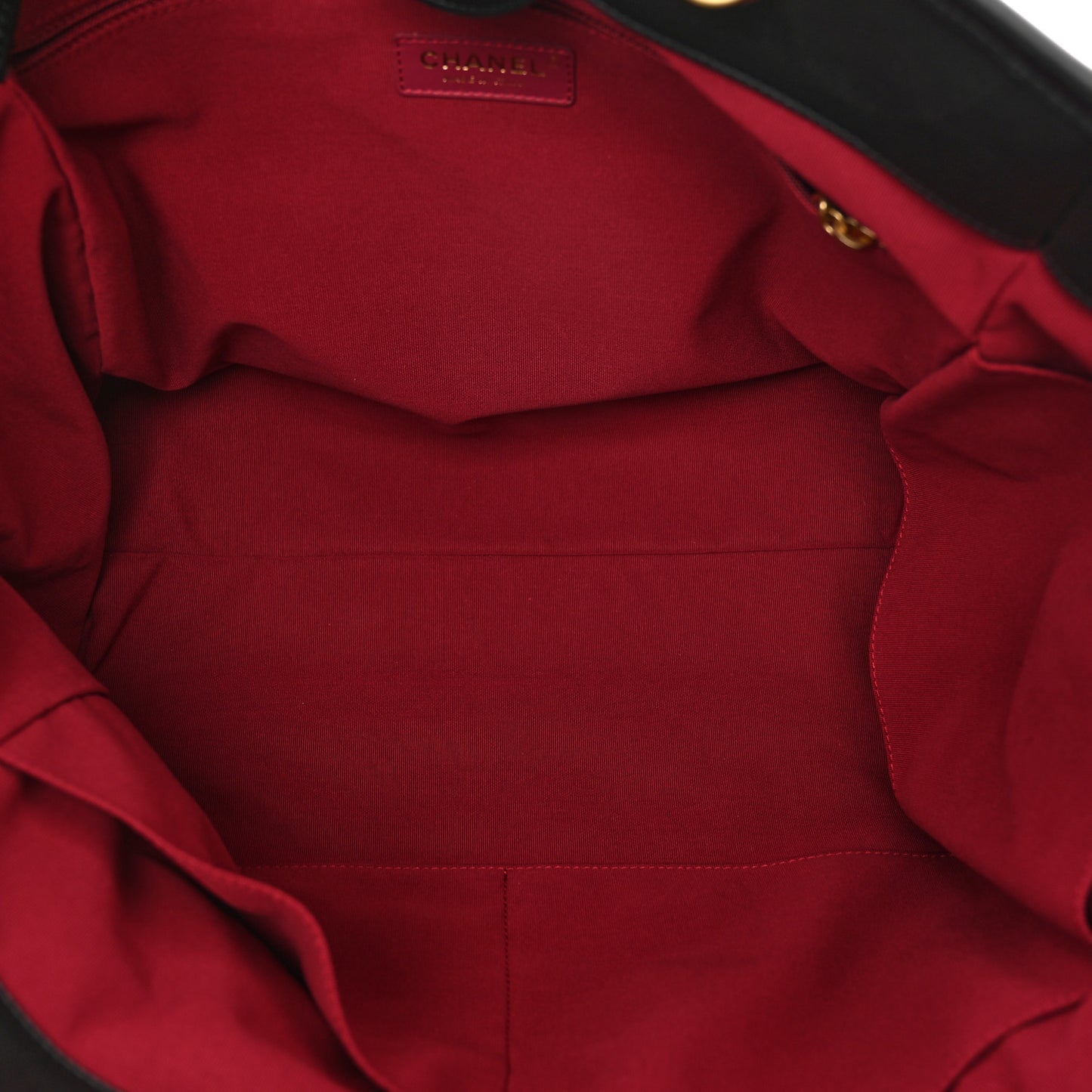 Calfskin Medium Deauville Tote Black