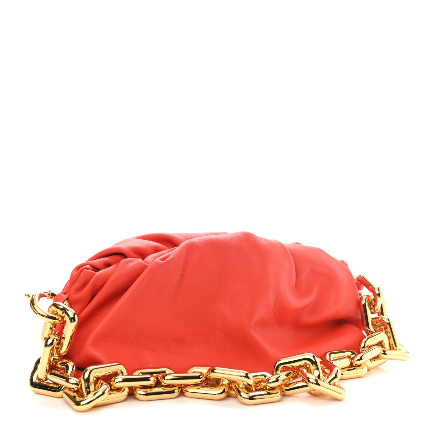 Calfskin The Pouch Chain Orange