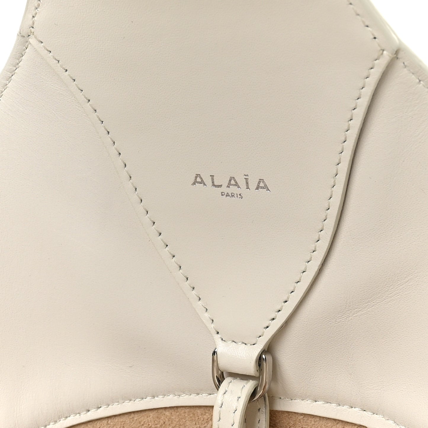 Lux Calfskin Medium Babel Bag Ivory