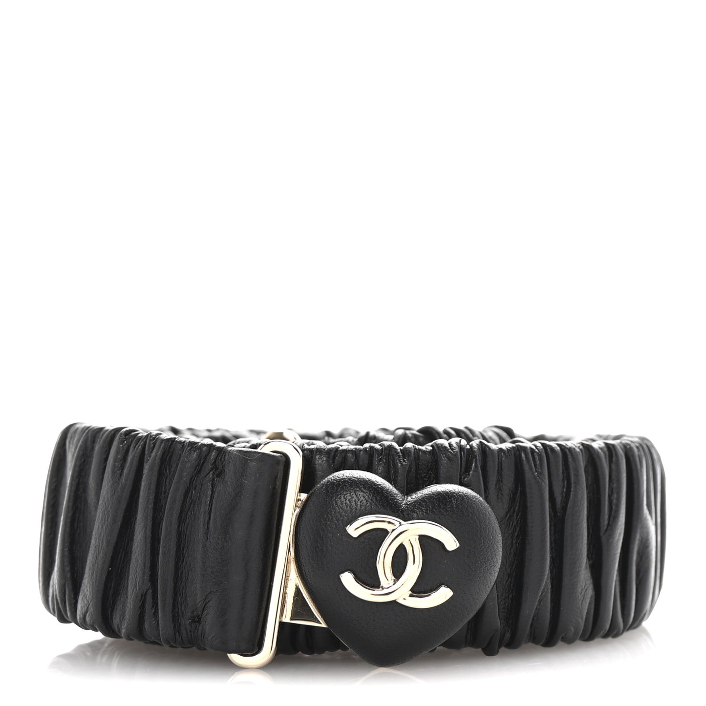 Lambskin Heart Belt 85 34 Black