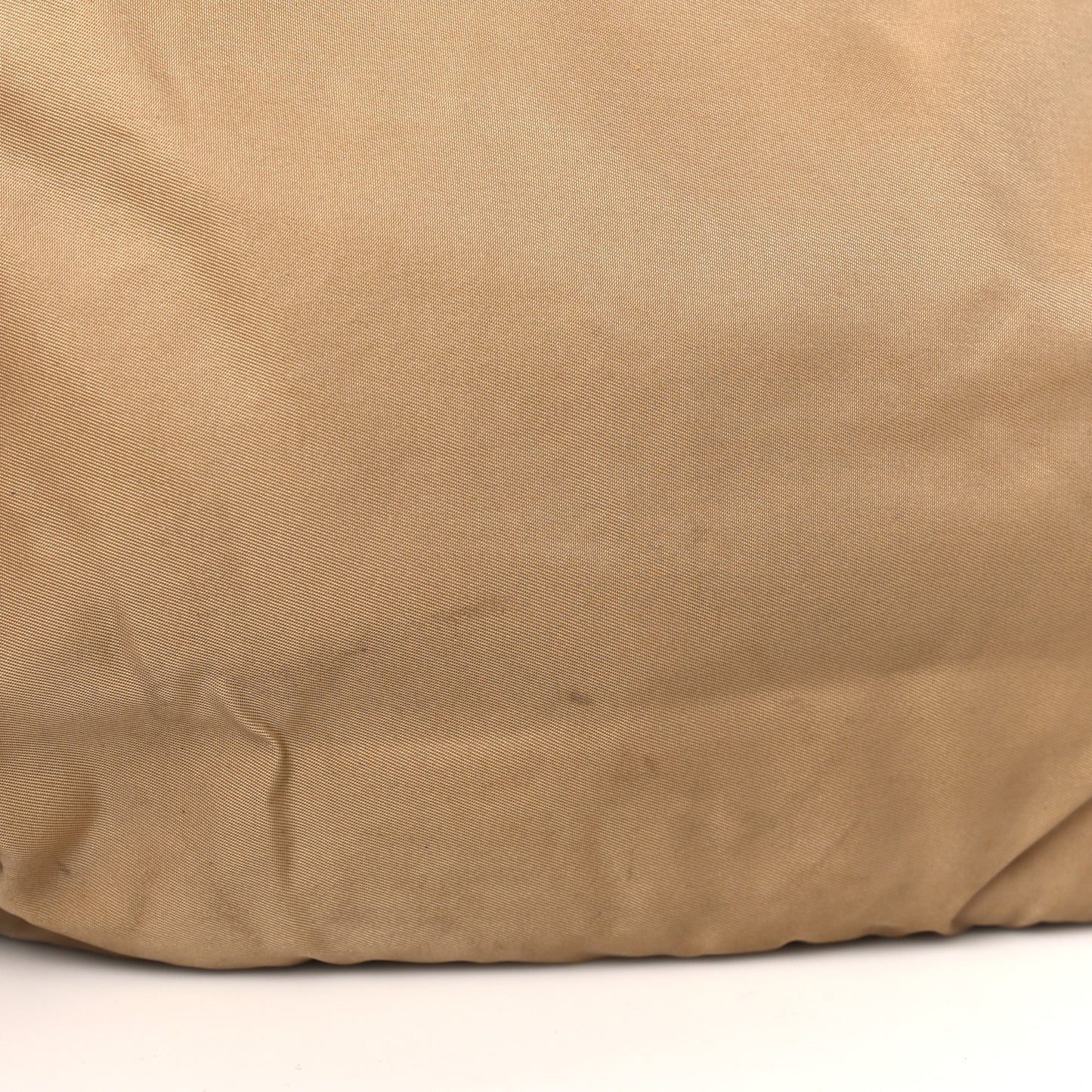 Tessuto Nylon Messenger Bag Beige