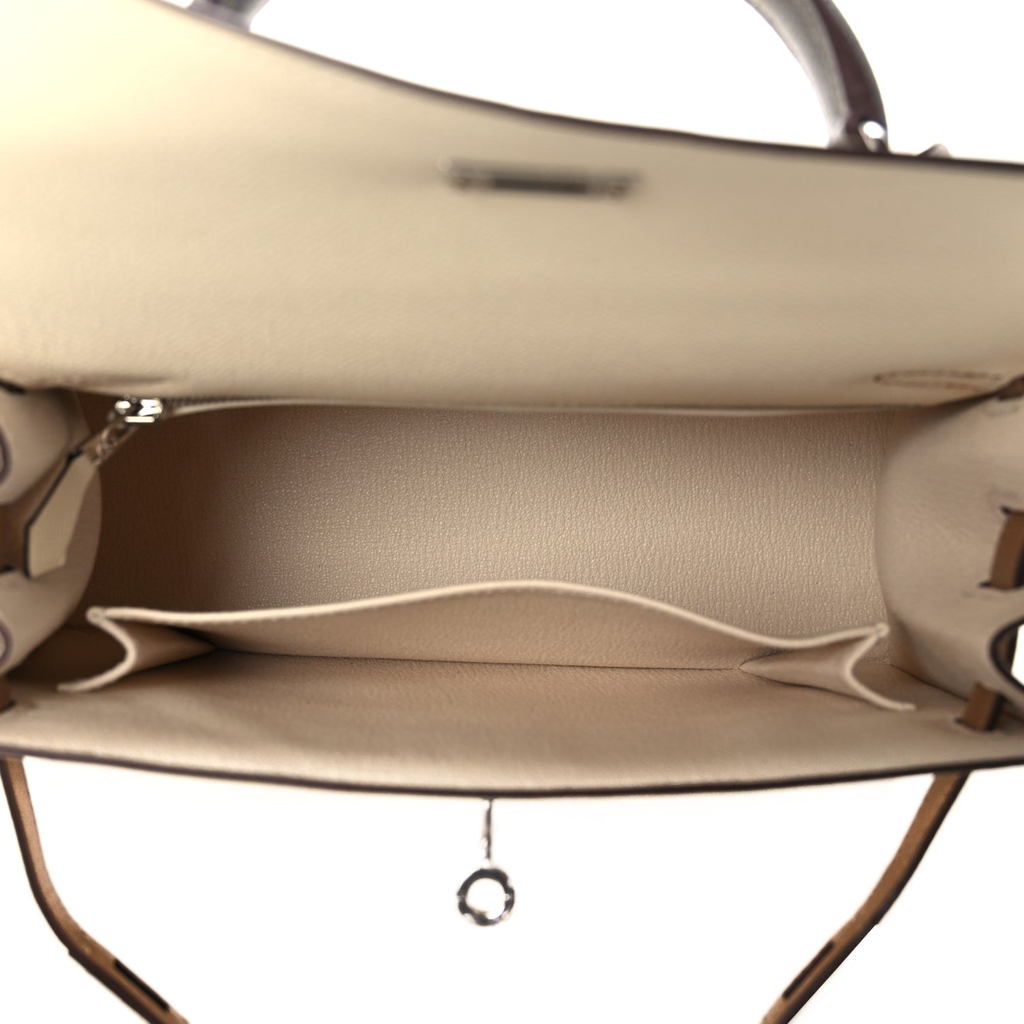 Epsom Tri-Color Kelly Sellier 25 Nata Chai Gris Meyer