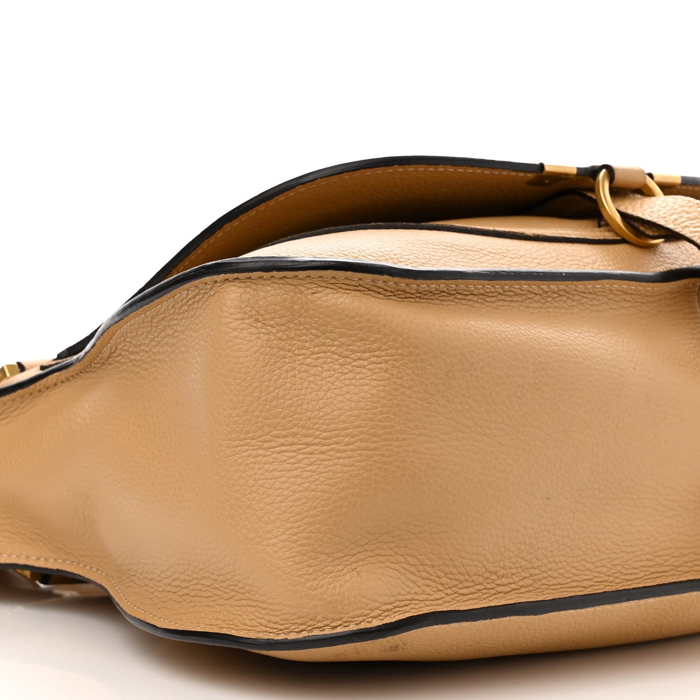 Calfskin Medium Marcie Satchel Sand Shell
