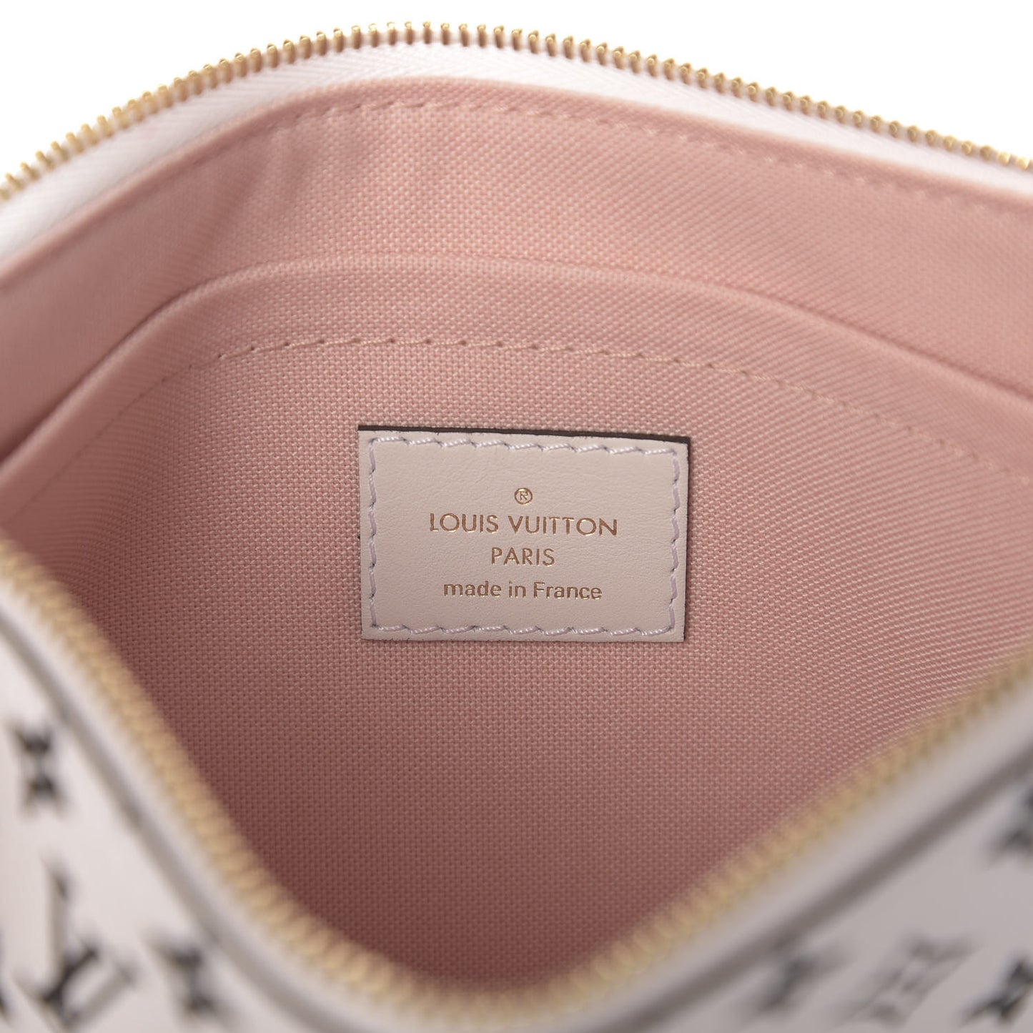 Monogram Giant Neverfull MM GM Pochette White