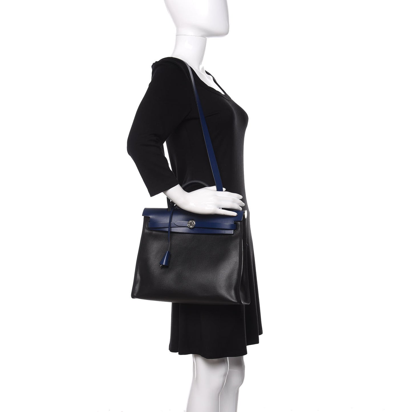 Toile H Berline Vache Hunter Herbag Zip PM 31 Bleu Encre Black
