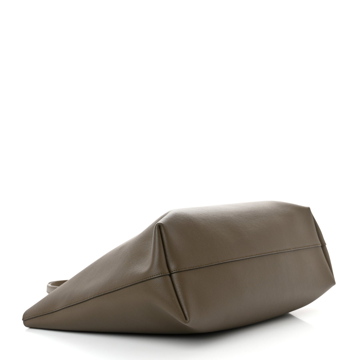 Calfskin Large Shopping Tote Kaki