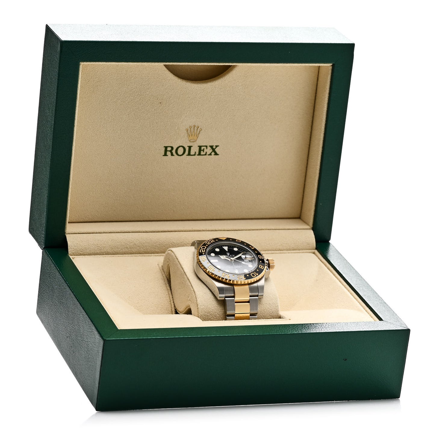 Stainless Steel 18K Yellow Gold 40mm GMT-Master II Oyster Perpetual Date Watch 116713LN