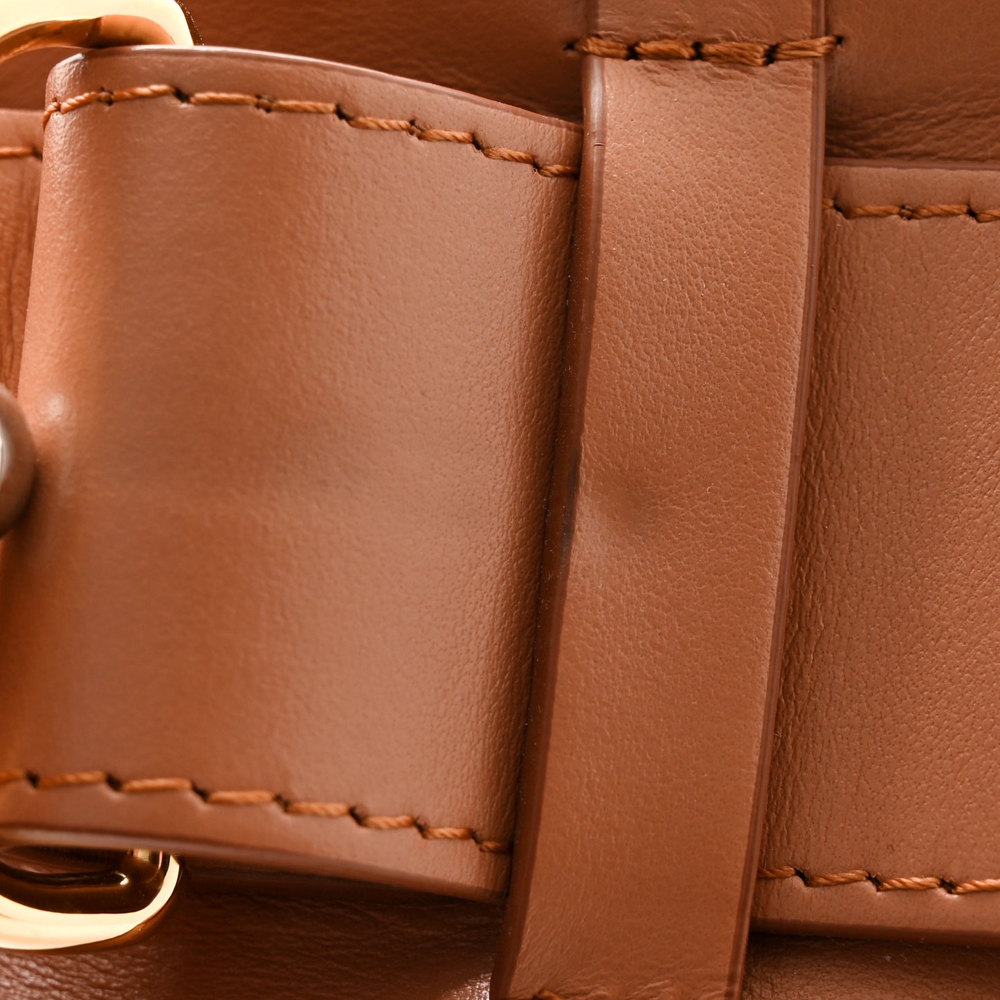 Calfskin Small Tess Bag Muted Brown