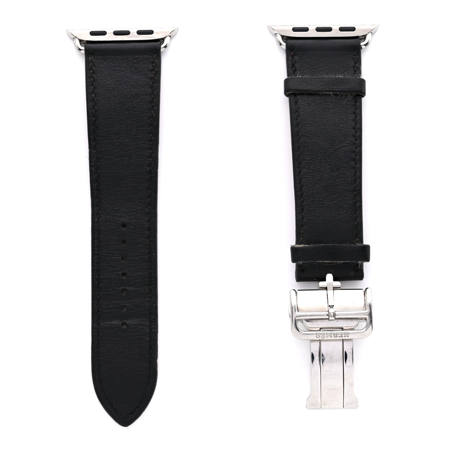 Hermes Swift 46mm Deployment Buckle Apple Watch Single Tour Band