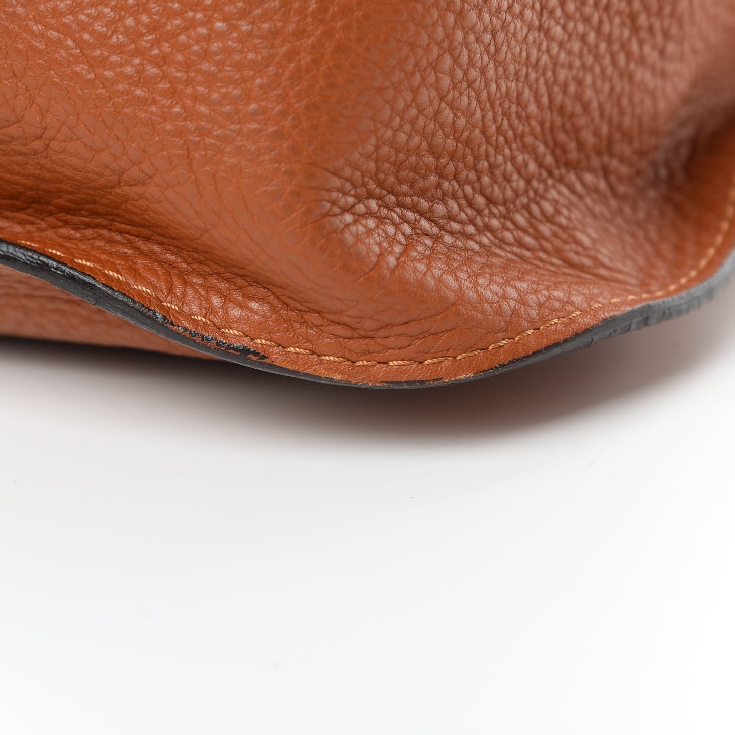 Calfskin Large Marcie Satchel Tan