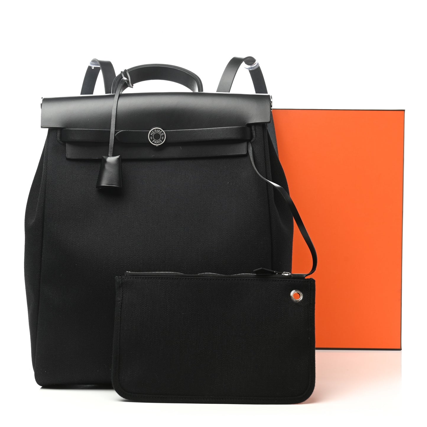 Military Toile Vache Hunter Herbag a Dos Zip Retourne Backpack Black
