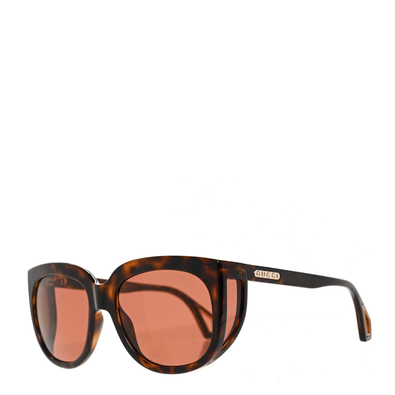 Gucci Square Frame GG0468S Sunglasses Tortoise 1 of 7