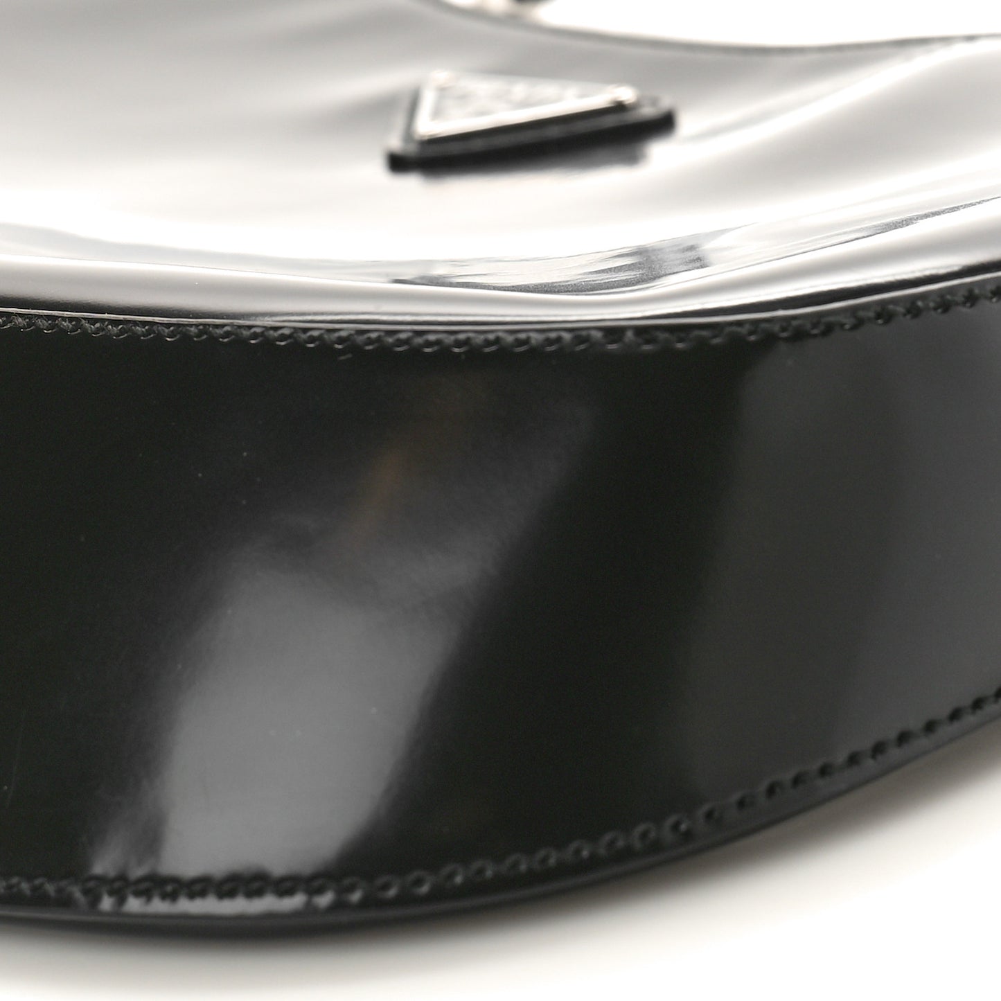 Spazzolato Cleo Shoulder Bag Black