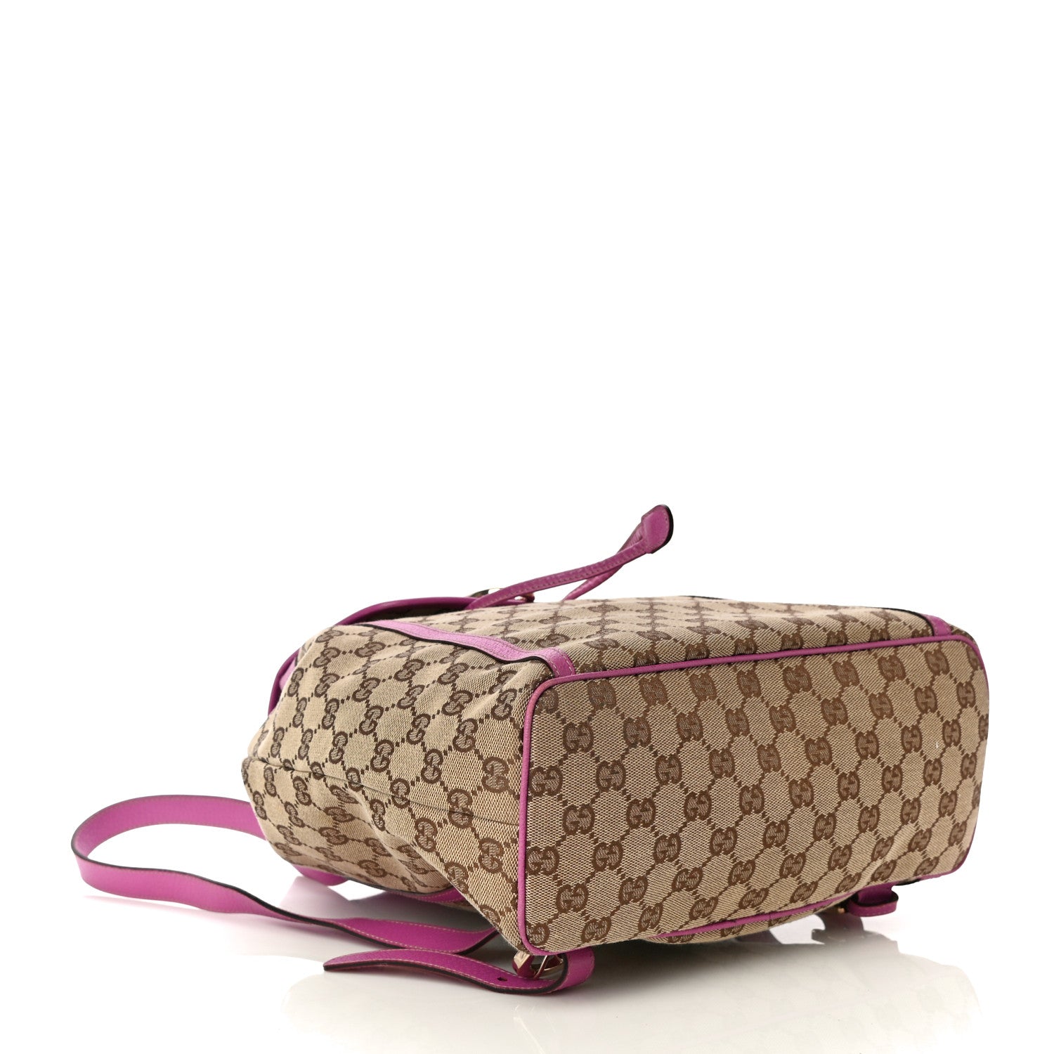 Gucci Monogram Flap Backpack Pink 3 of 9