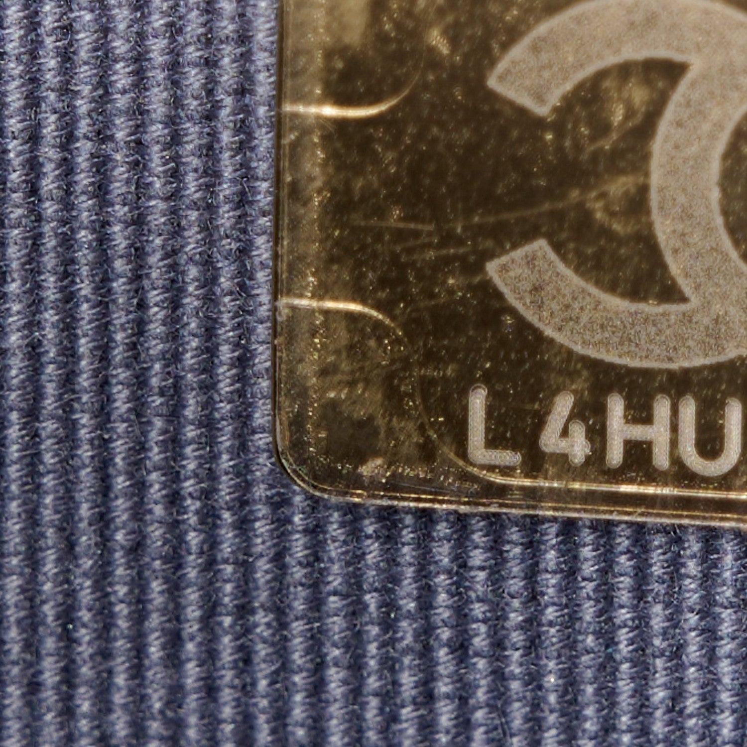 Chanel Iridescent Caviar Quilted Wallet on Chain WOC Dark Blue 8 of 12