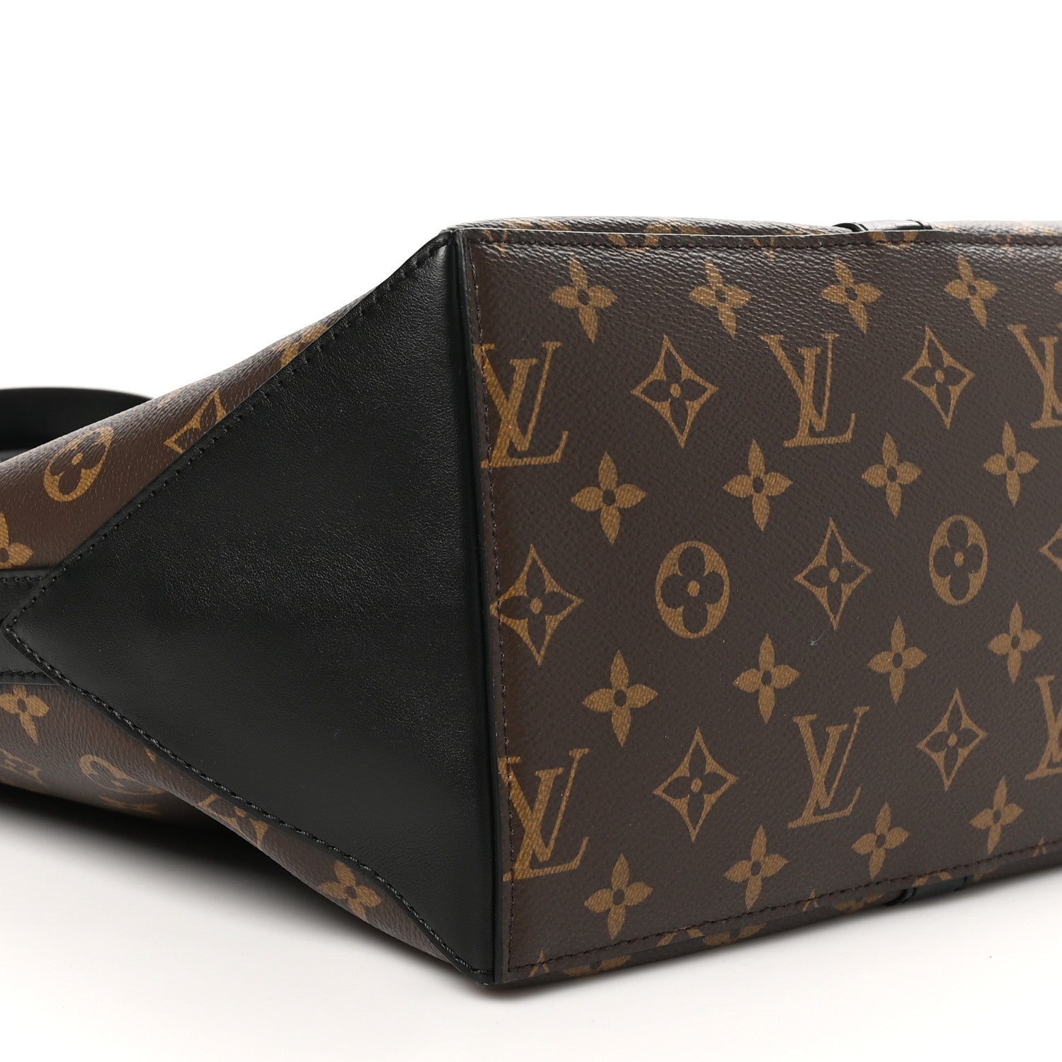 Louis Vuitton Monogram Macassar Weekend Tote GM 9 of 10