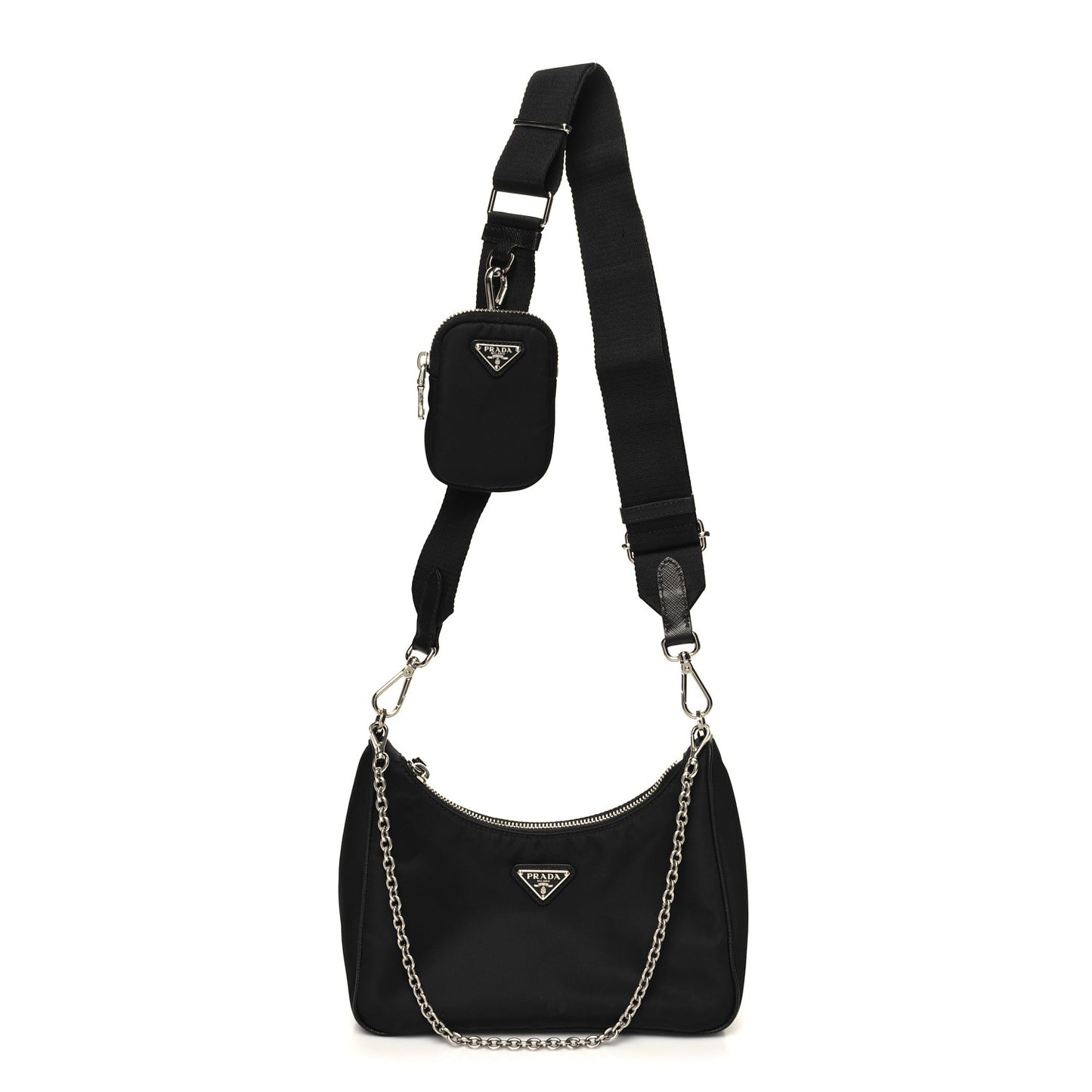 Nylon Re-Edition 2005 Shoulder Bag Black