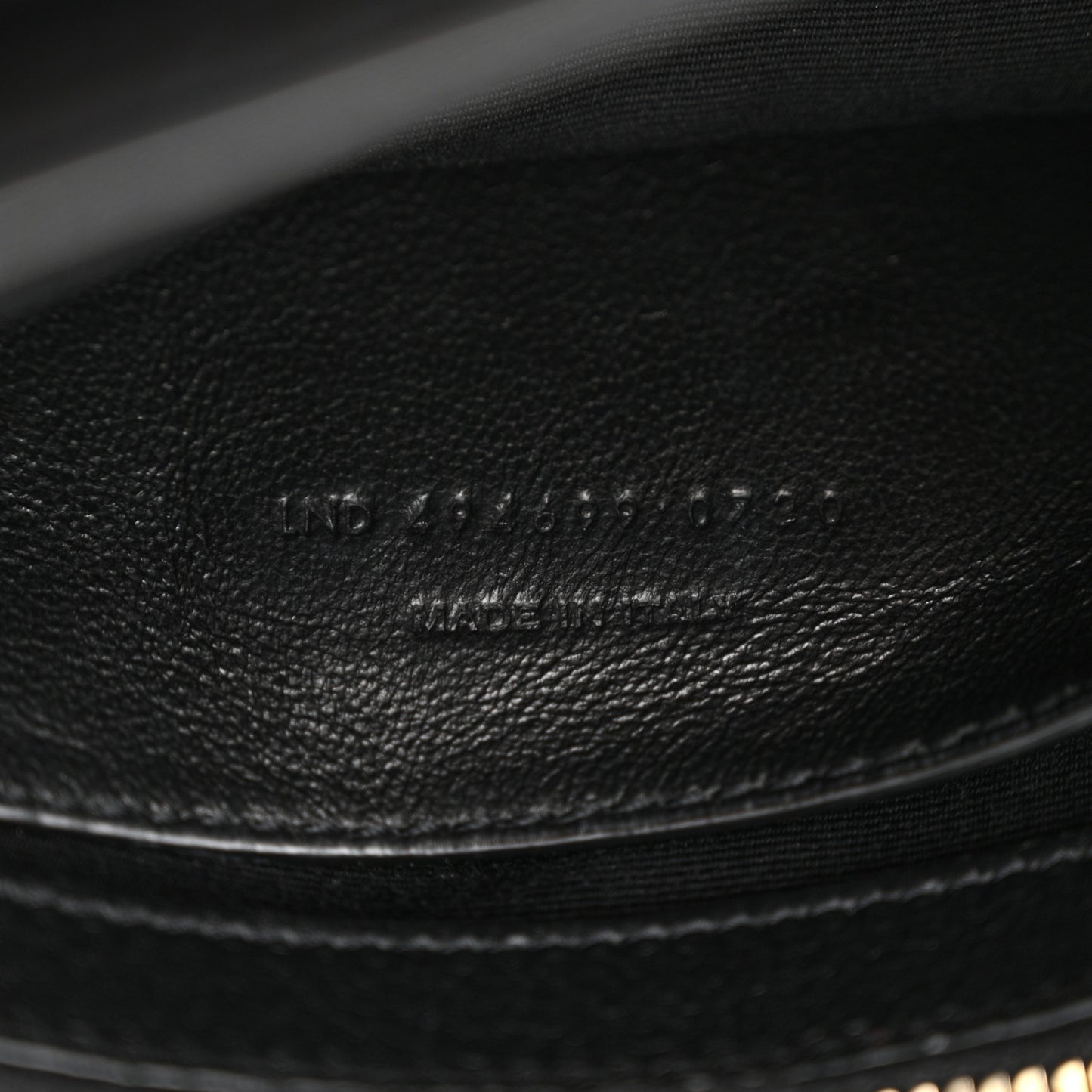 Suede Calfskin Y Quilted Monogram Small Loulou Chain Satchel Black