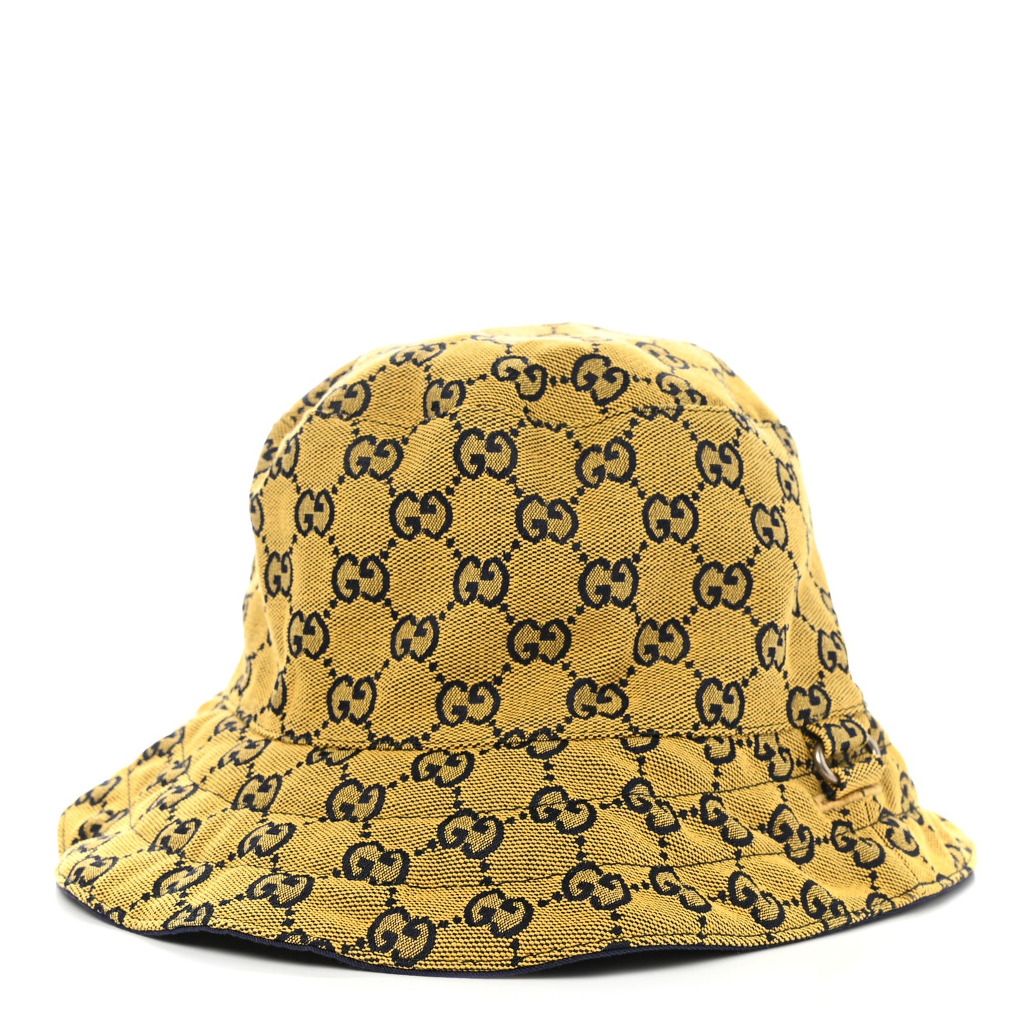Monogram Multicolor Reversible Self-Tie Bucket Hat XL Yellow Blue