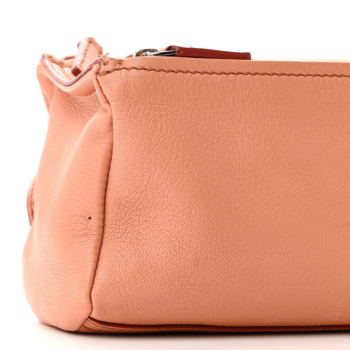 Sugar Goatskin Mini Pandora Pale Coral