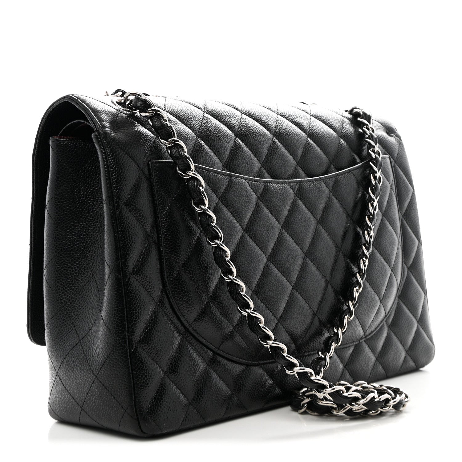Chanel Caviar Maxi Double Flap Black 3 of 11