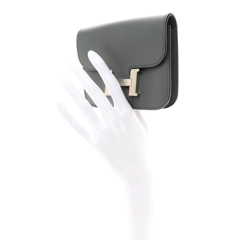 Evercolor Constance Slim Wallet Vert Amande