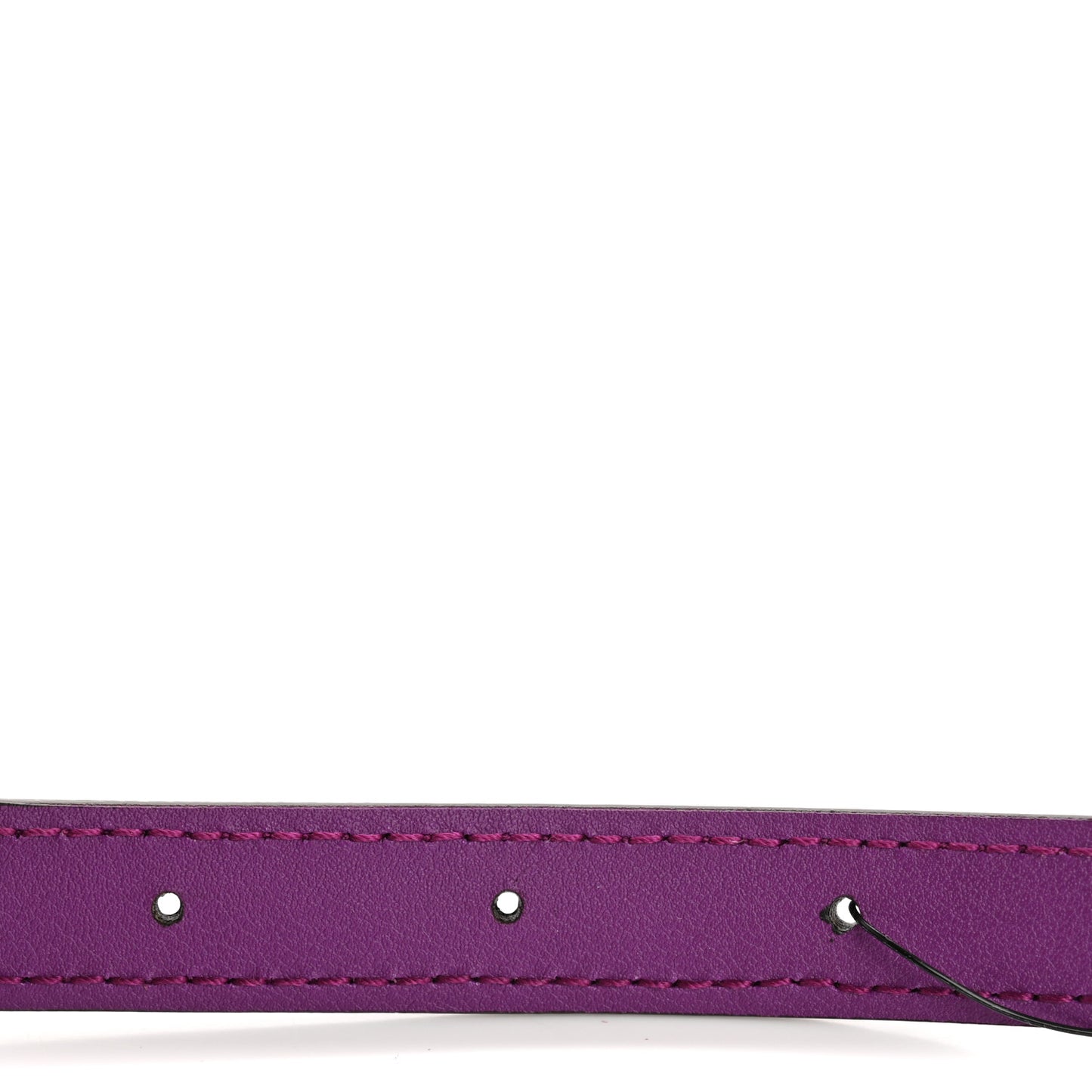 Efesto Leather Womens Horsebit 15/23mm Belt 95 38 Purple