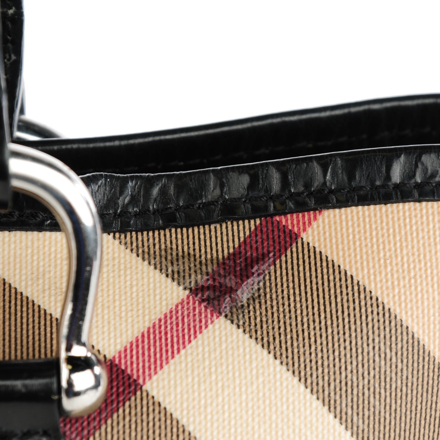 Burberry Nova Check Medium Tote Black 13 of 17