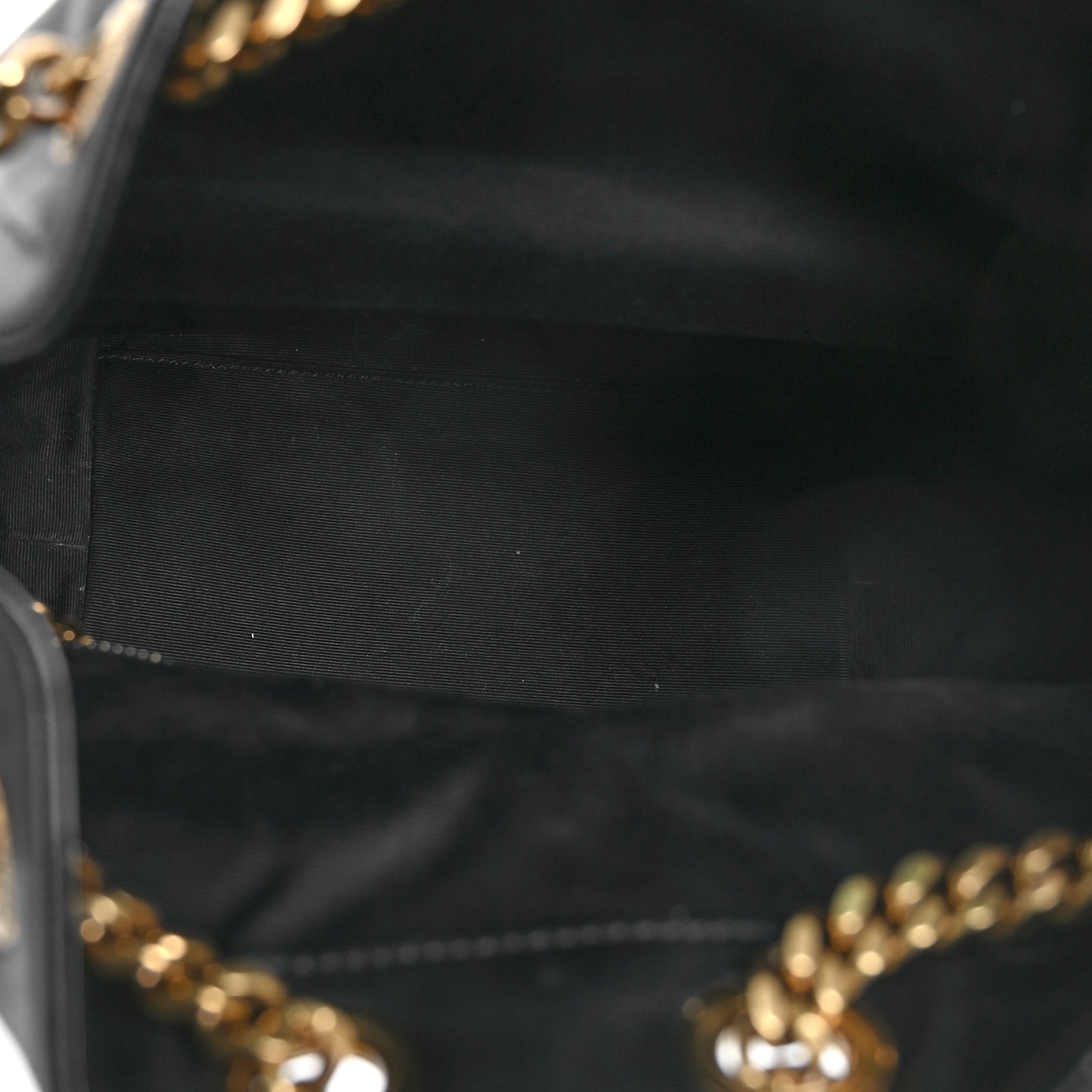 Lambskin Matelasse Monogram Joe Backpack Black