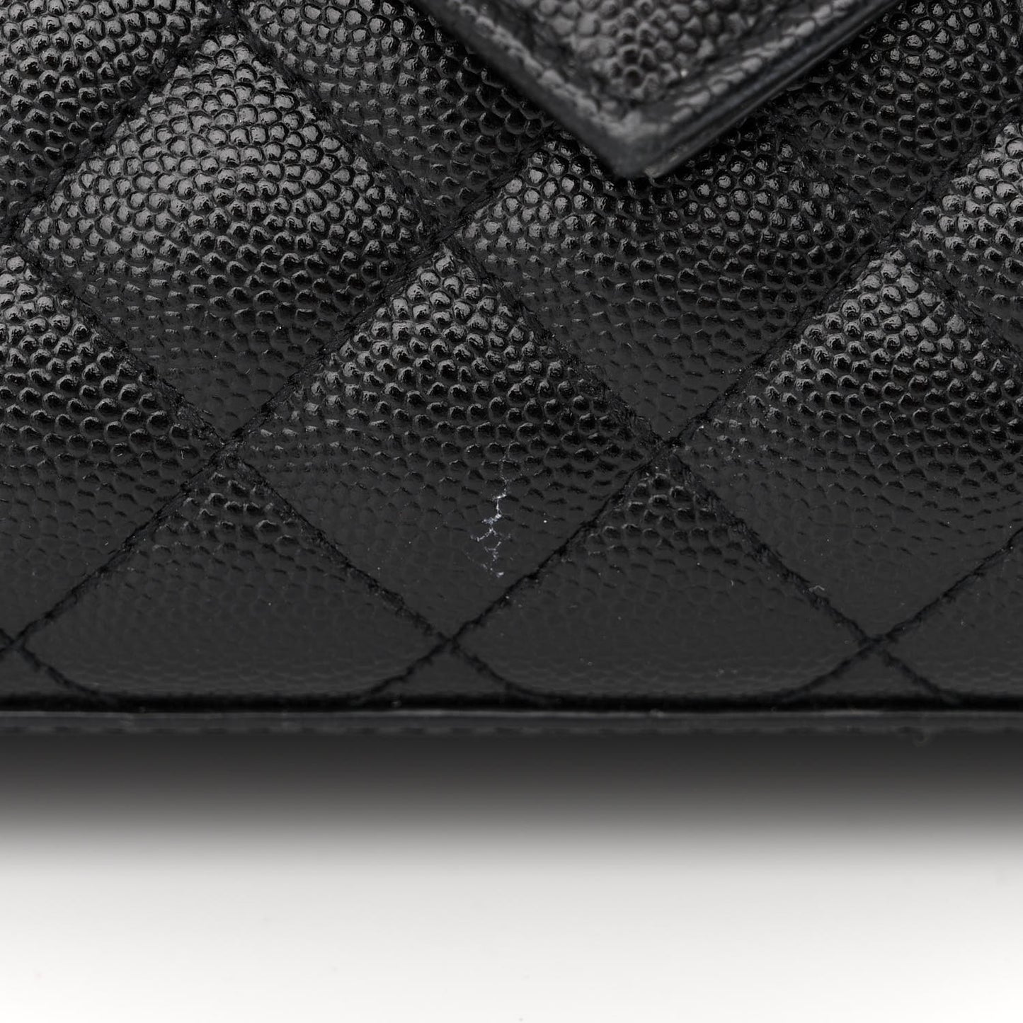 Grain De Poudre Textured Mixed Matelasse Triquilt Medium Monogram Satchel Black