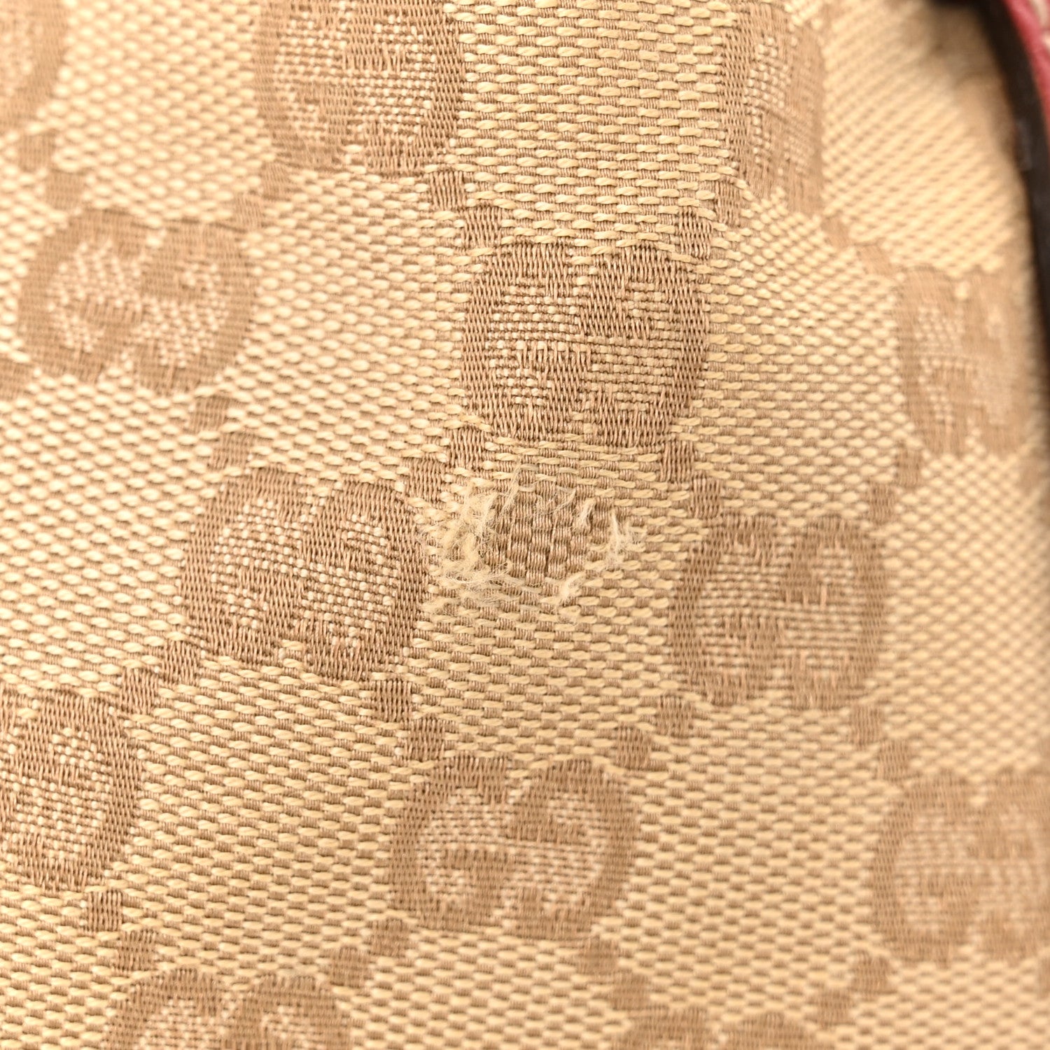 Gucci Monogram Medium Princy Tote Red 12 of 12