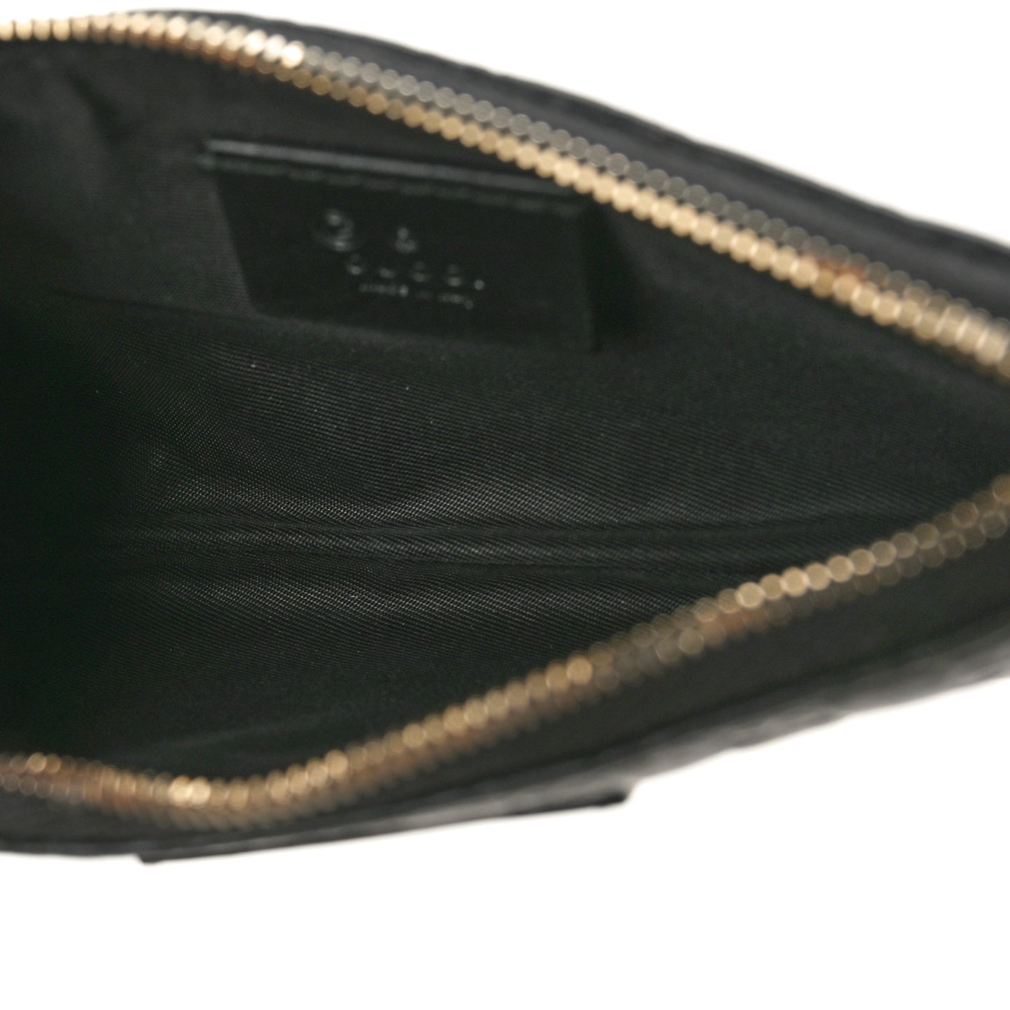 Microguccissima Key Ring Coin Case Black