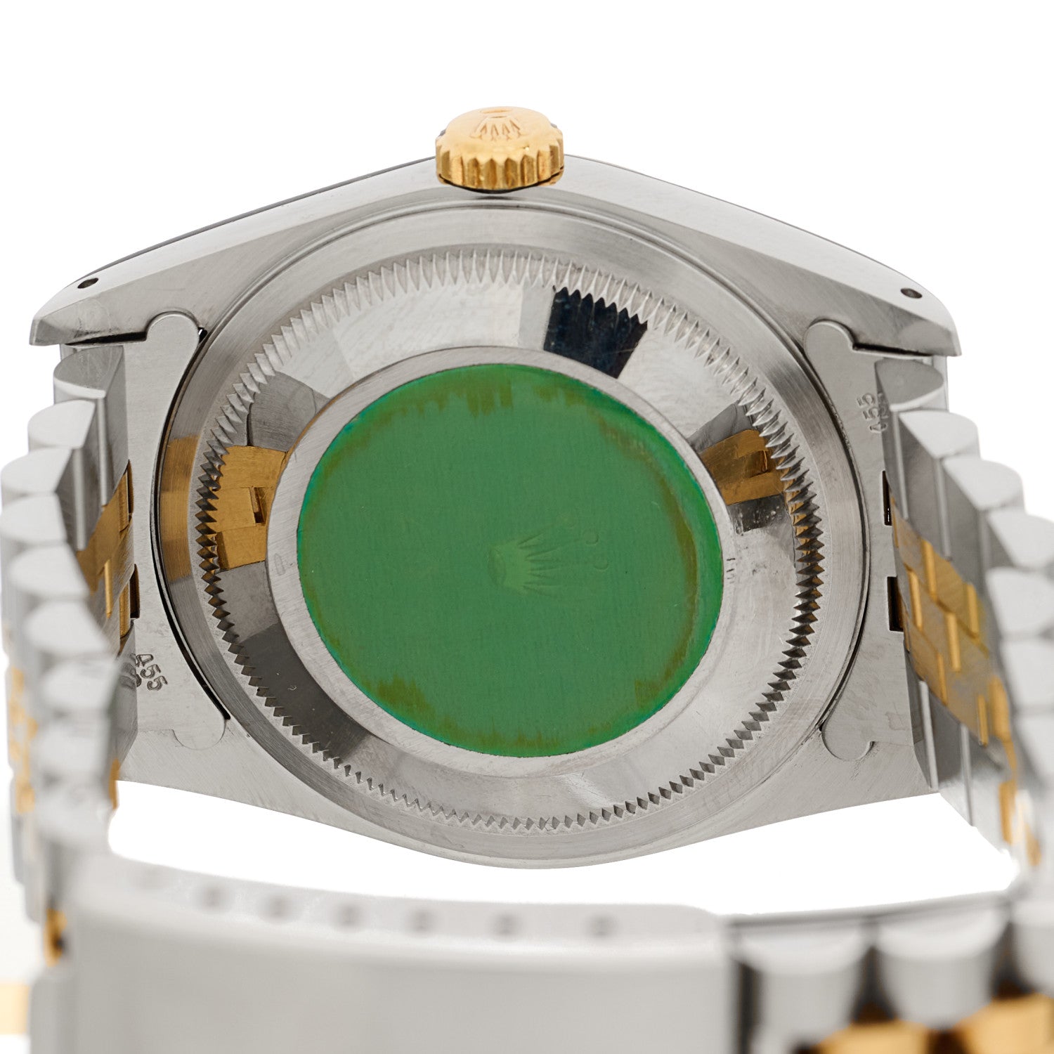 Rolex Stainless Steel 18K Yellow Gold 36mm Oyster Perpetual Datejust Watch Champagne Jubilee 16233 4 of 4