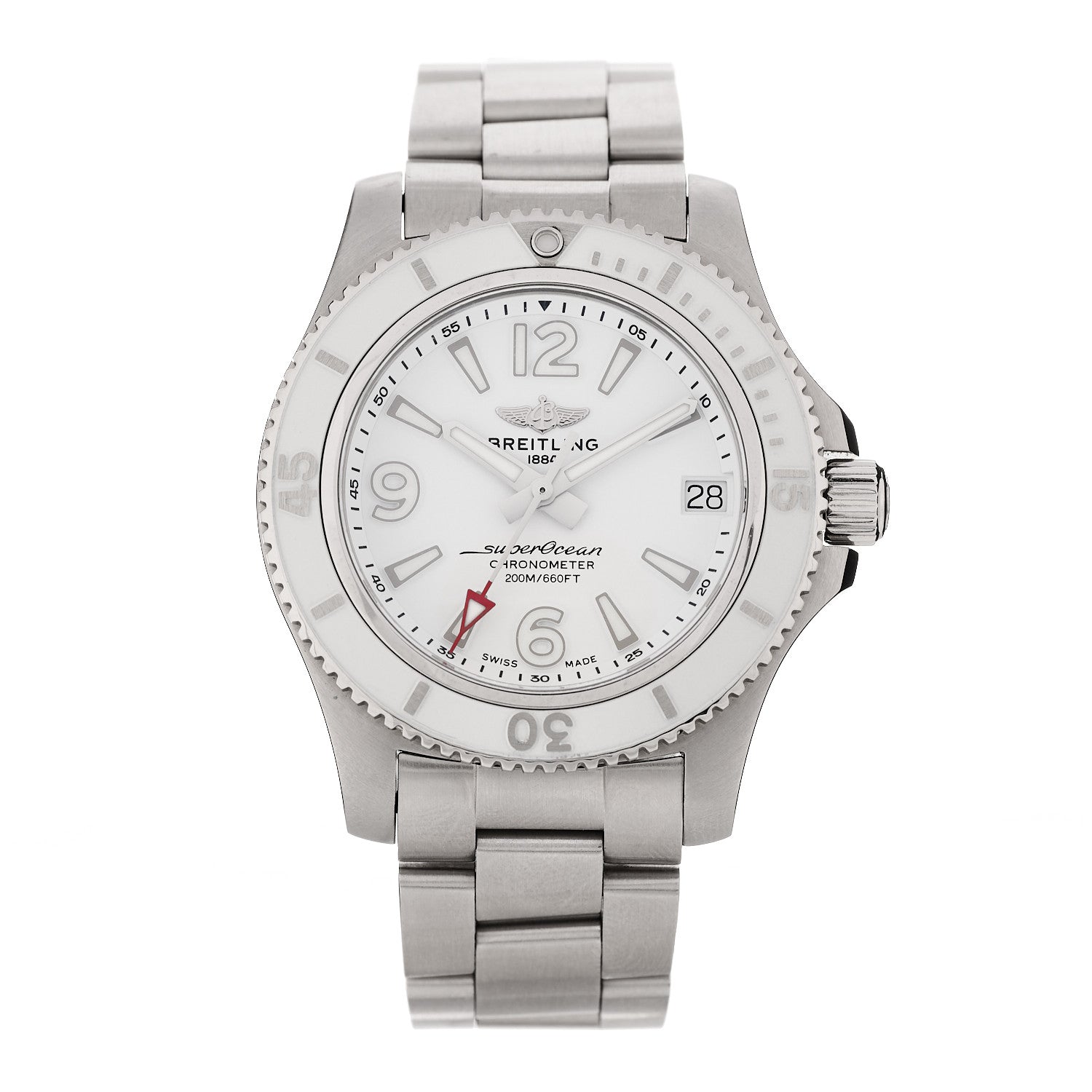 Breitling Stainless Steel 36mm Super Ocean Chronometer Automatic 