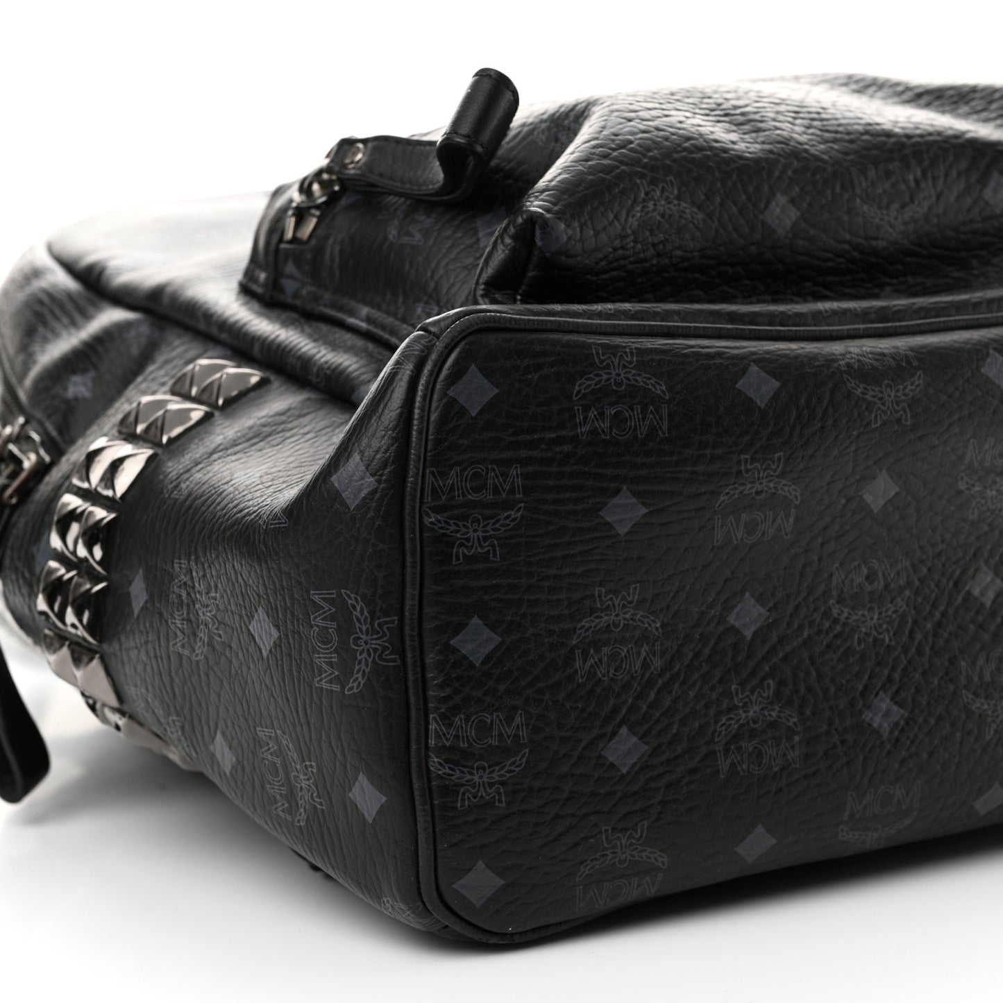 Visetos Large Side Studs Stark Backpack Black