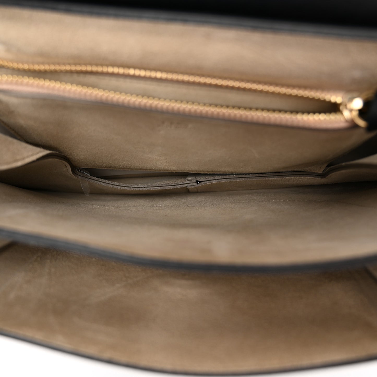 Suede Calfskin Medium Faye Shoulder Bag Black