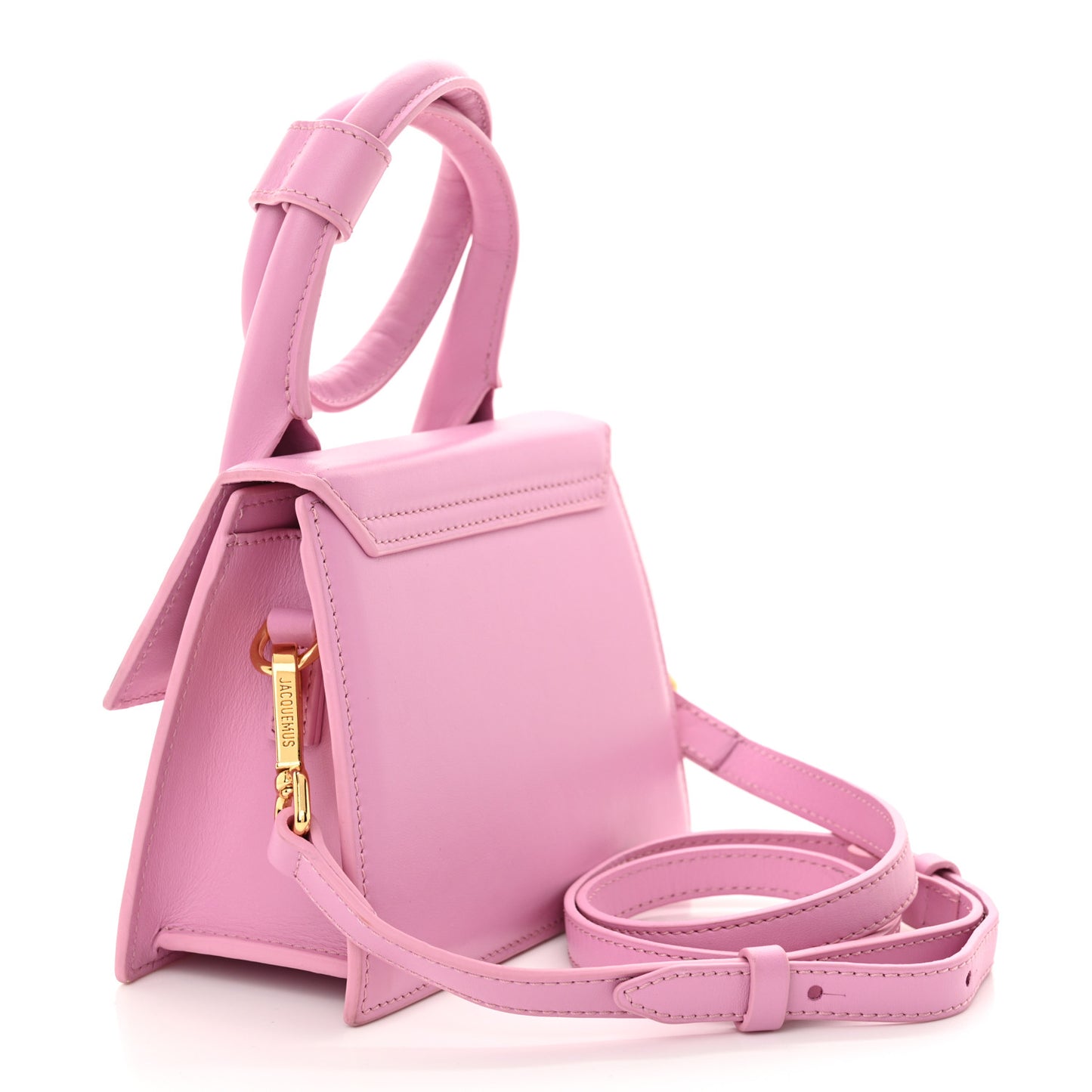 Smooth Calfskin Le Chiquito Noeud Light Pink