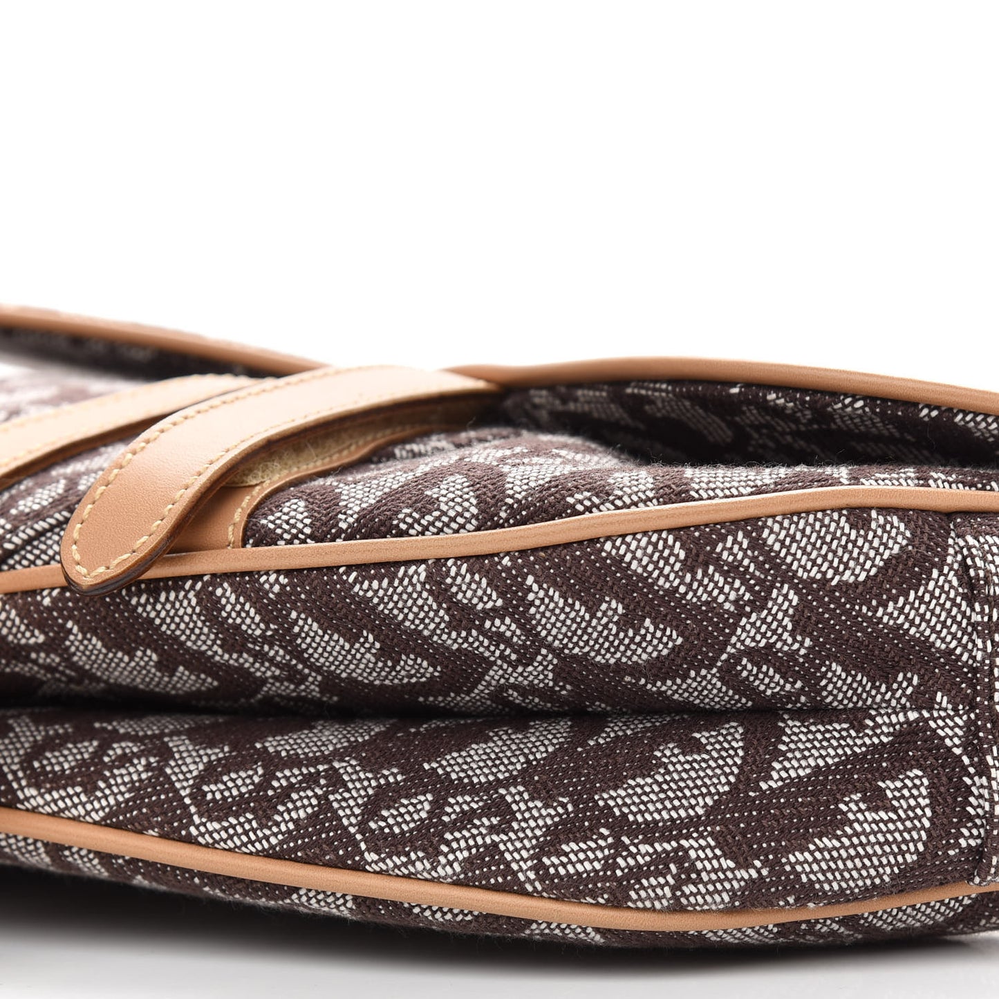 Monogram Saddle Bag Brown