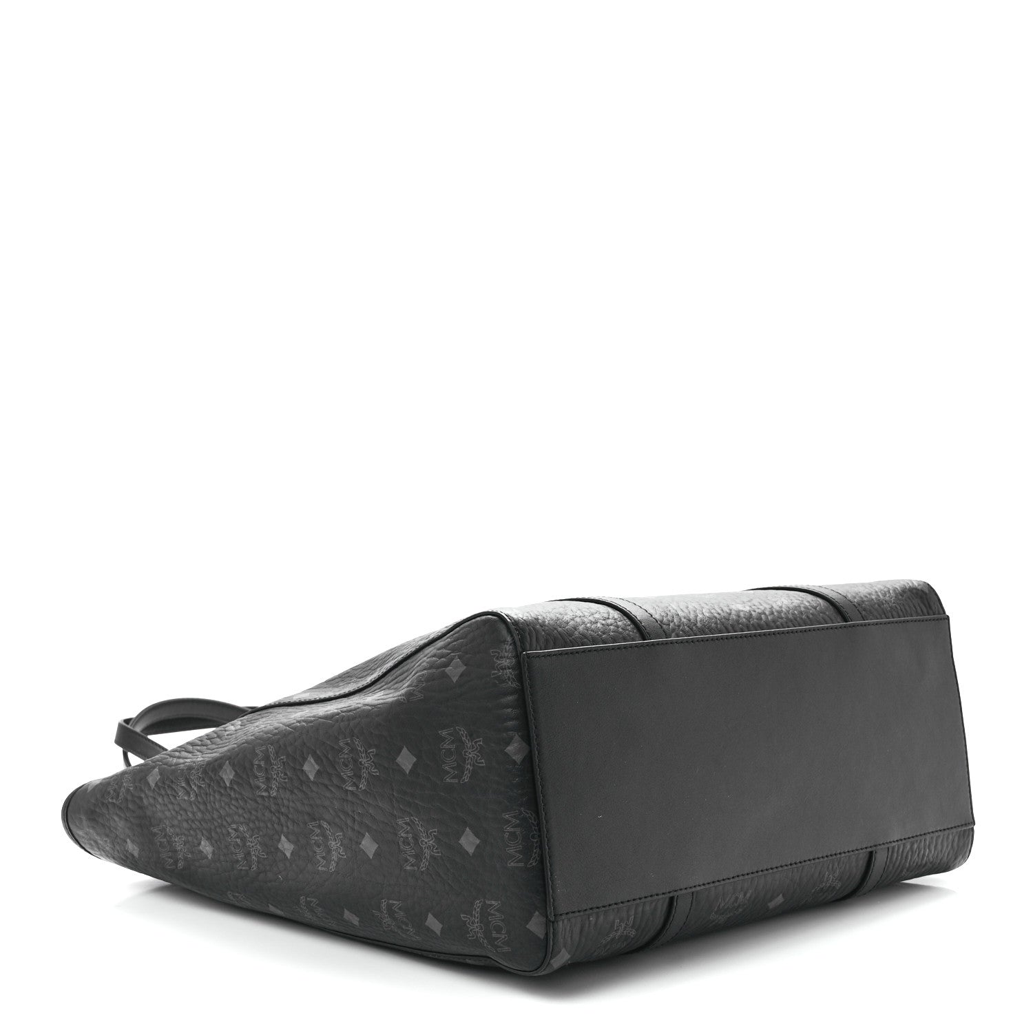 MCM Visetos Toni Shopper Tote Black 3 of 10
