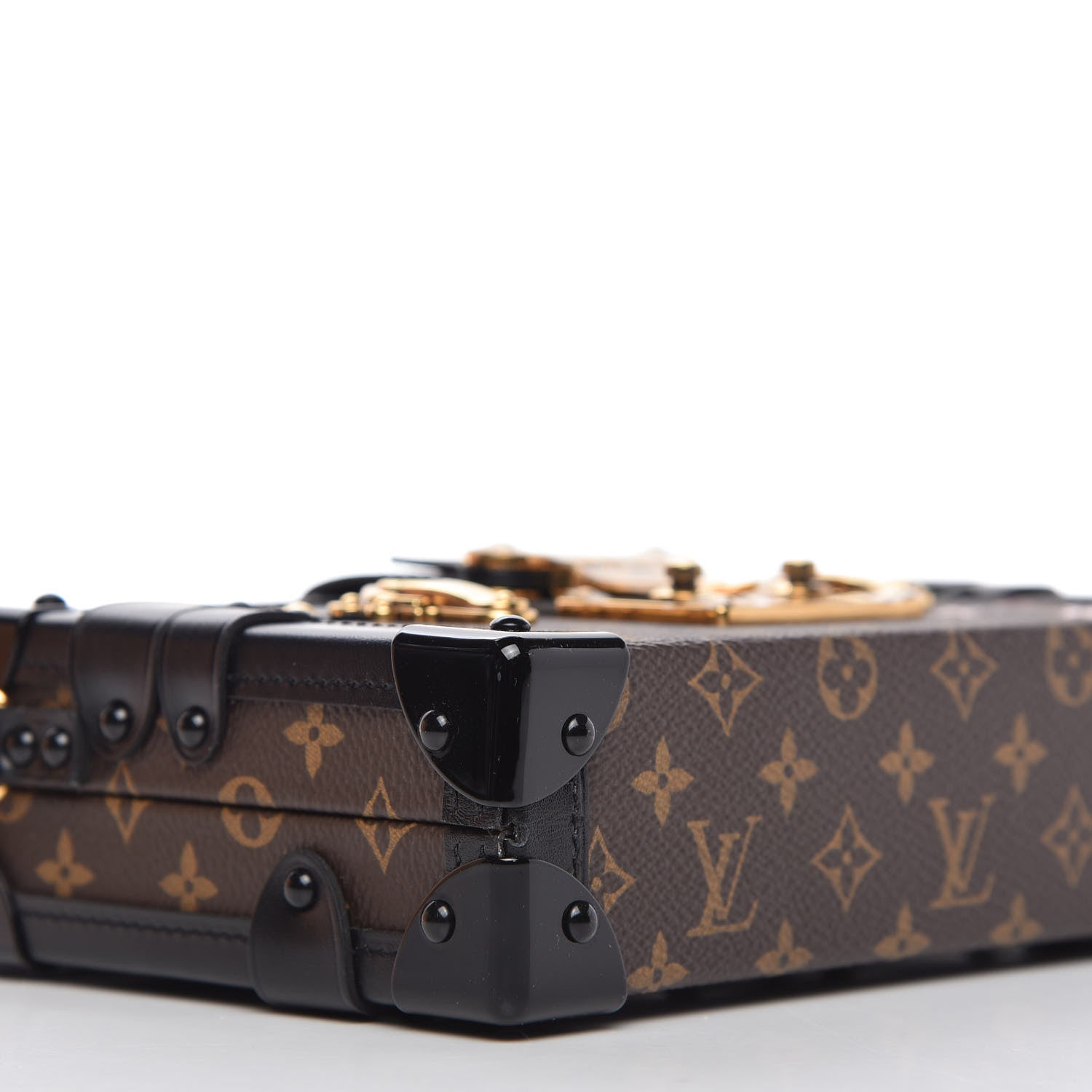 Louis Vuitton Monogram Petite Malle Black 6 of 10