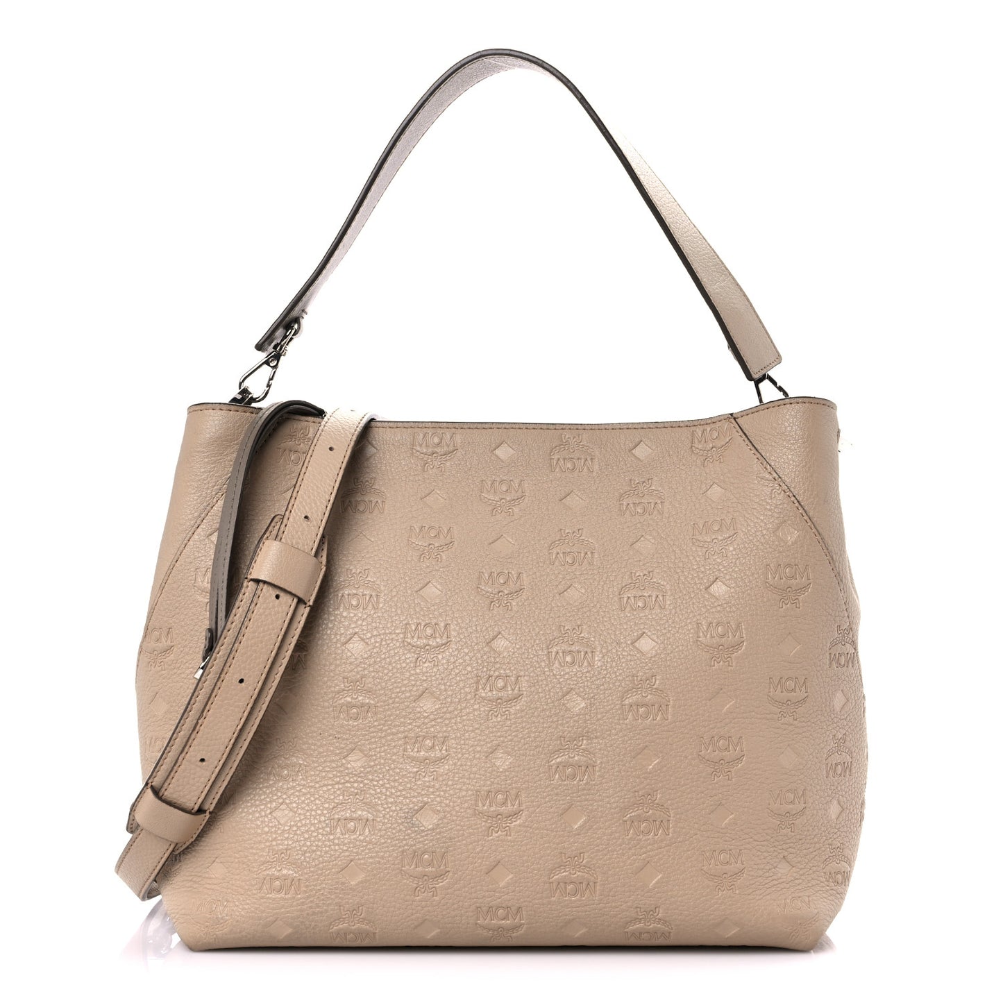 Calfskin Ottomar Medium Klara Hobo New Beige