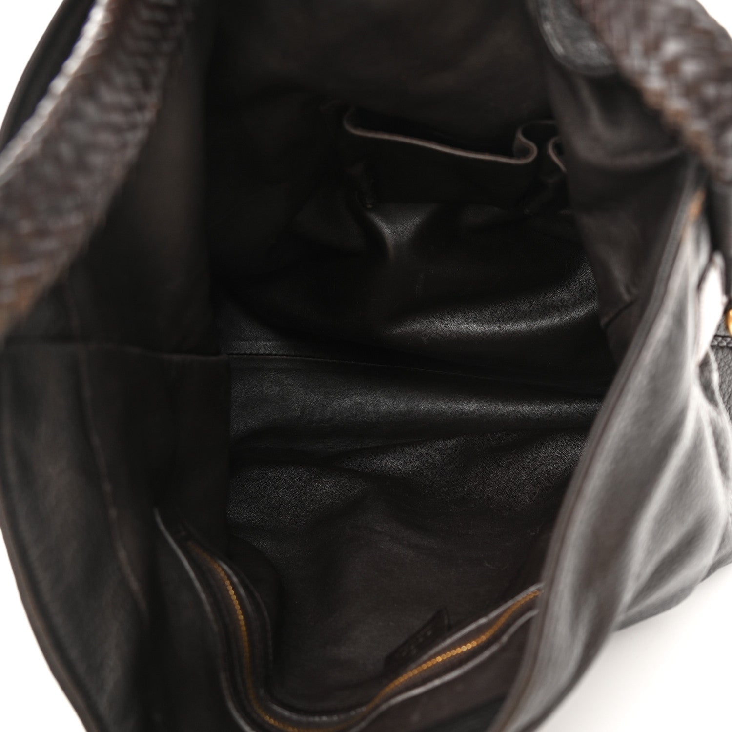Gucci Deerskin Large Hip Bamboo Hobo Dark Cocoa 5 of 28