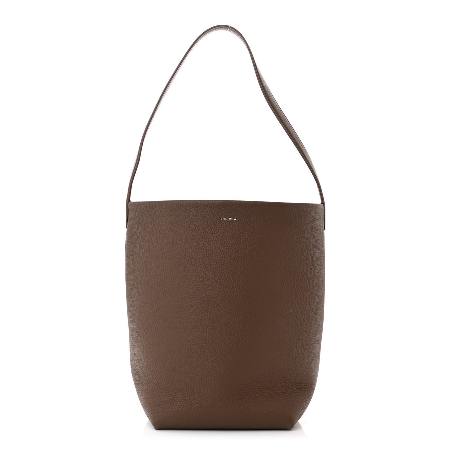 Grained Calfskin Medium N/S Park Tote Brown