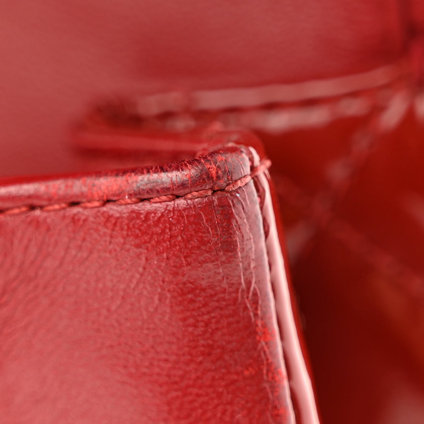 Patent Quilted 2.55 Reissue 227 Flap Red