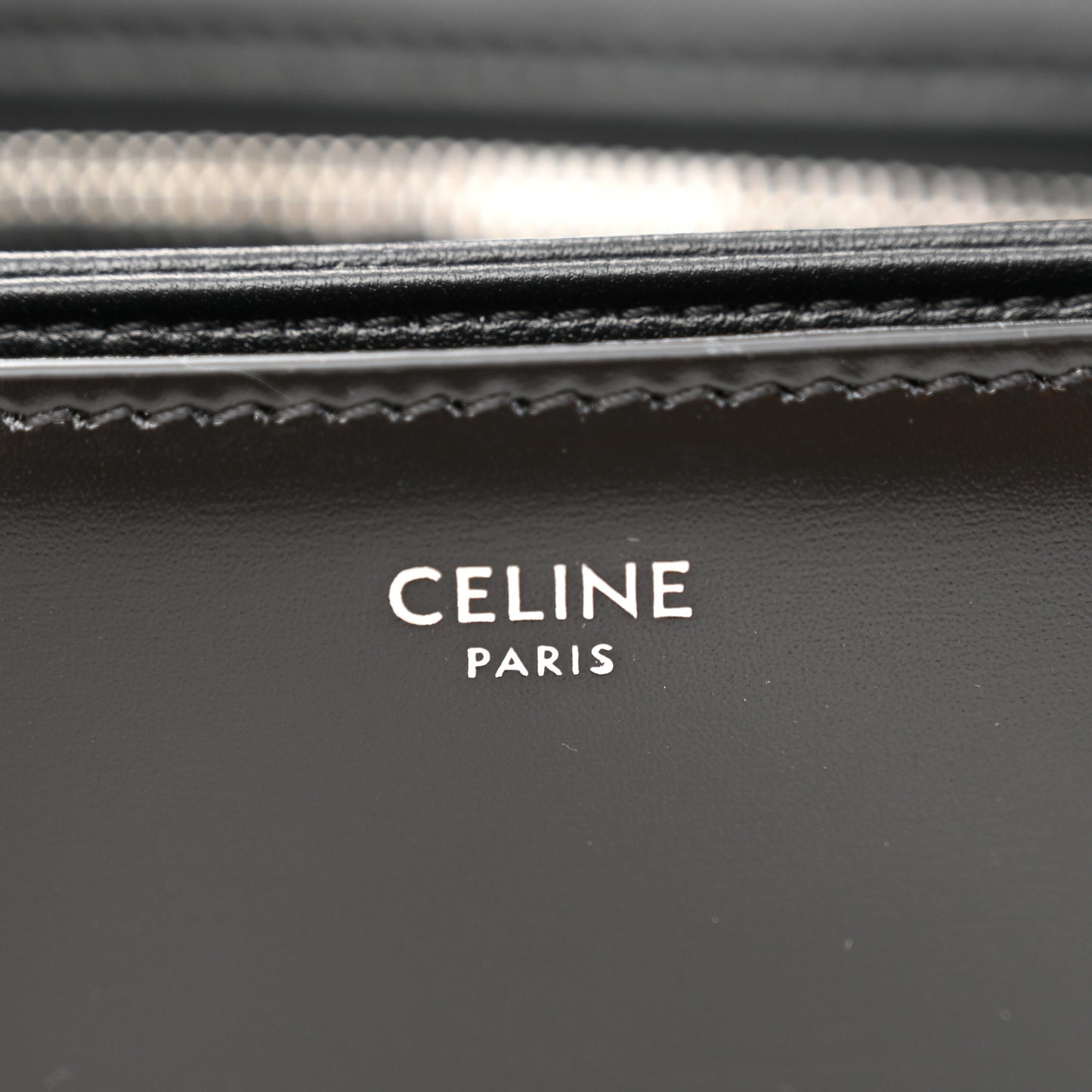 Shiny Calfskin Teen Triomphe Black