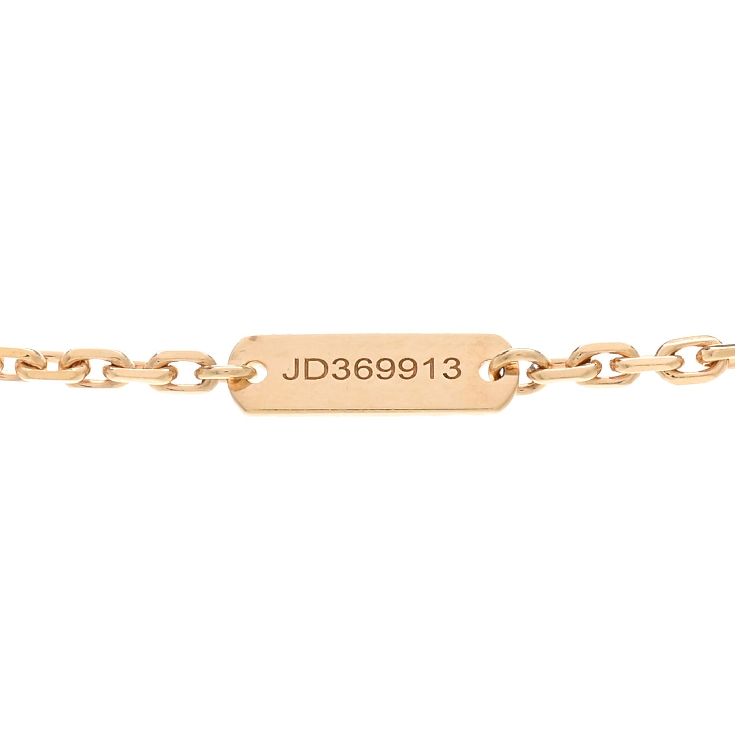 18K Yellow Gold Guilloche Magic Alhambra Long Necklace